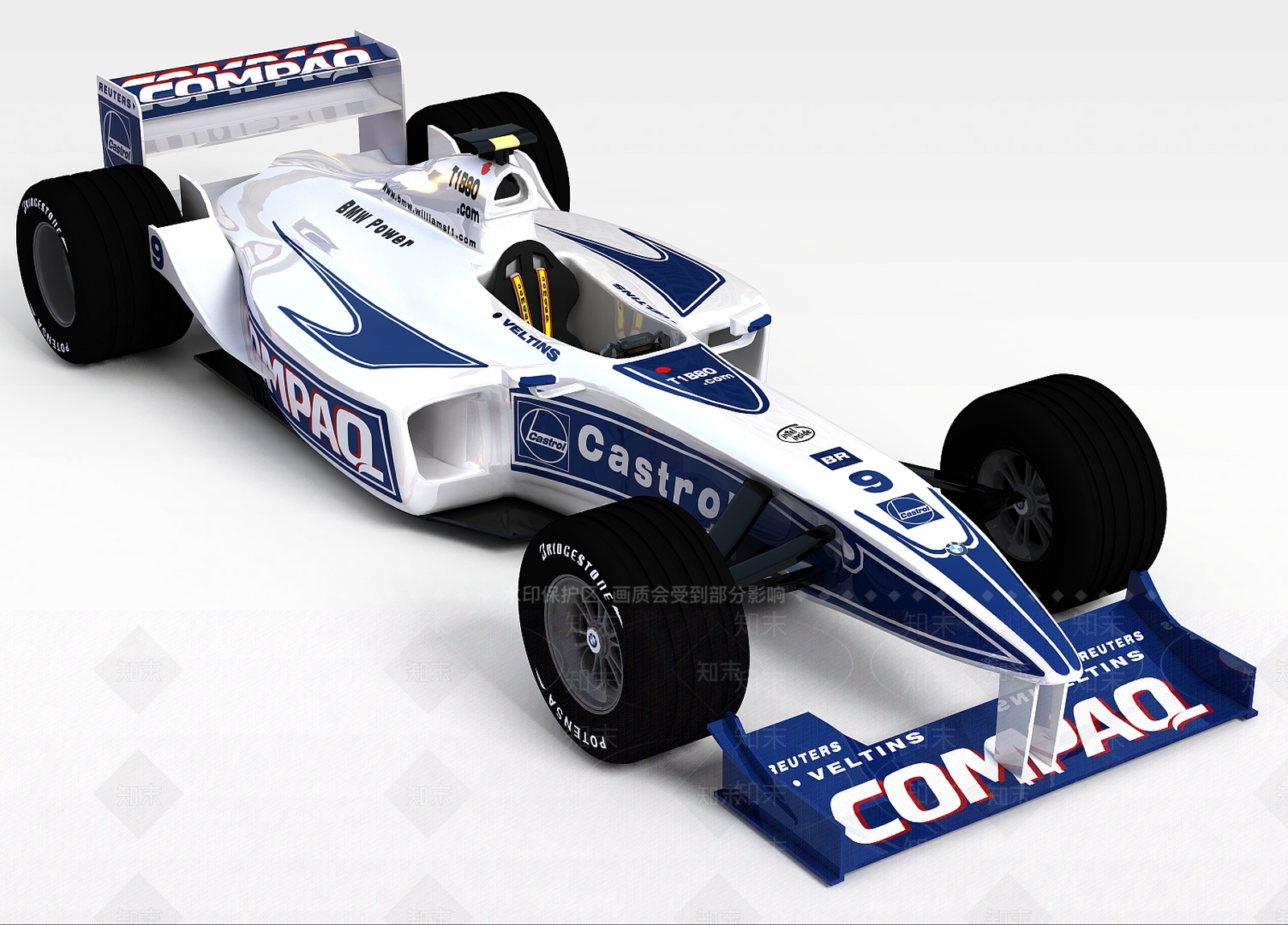 现代f1赛车3D模型下载【ID:1196734146】