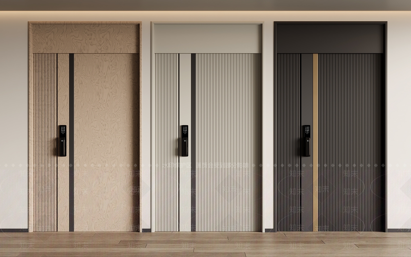现代简约单开门3D模型下载【ID:1196734461】