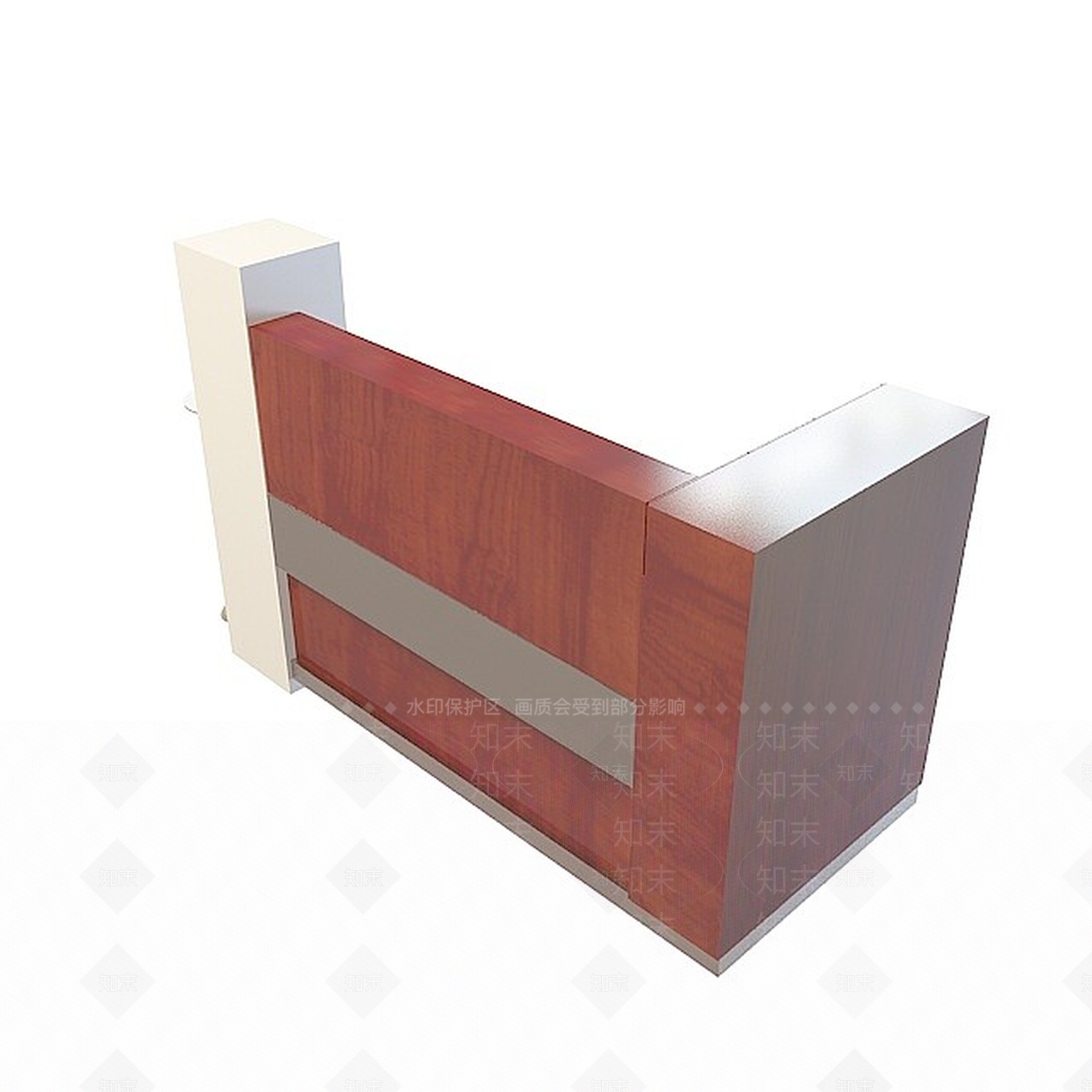 现代实木橱柜3D模型下载【ID:1196734596】