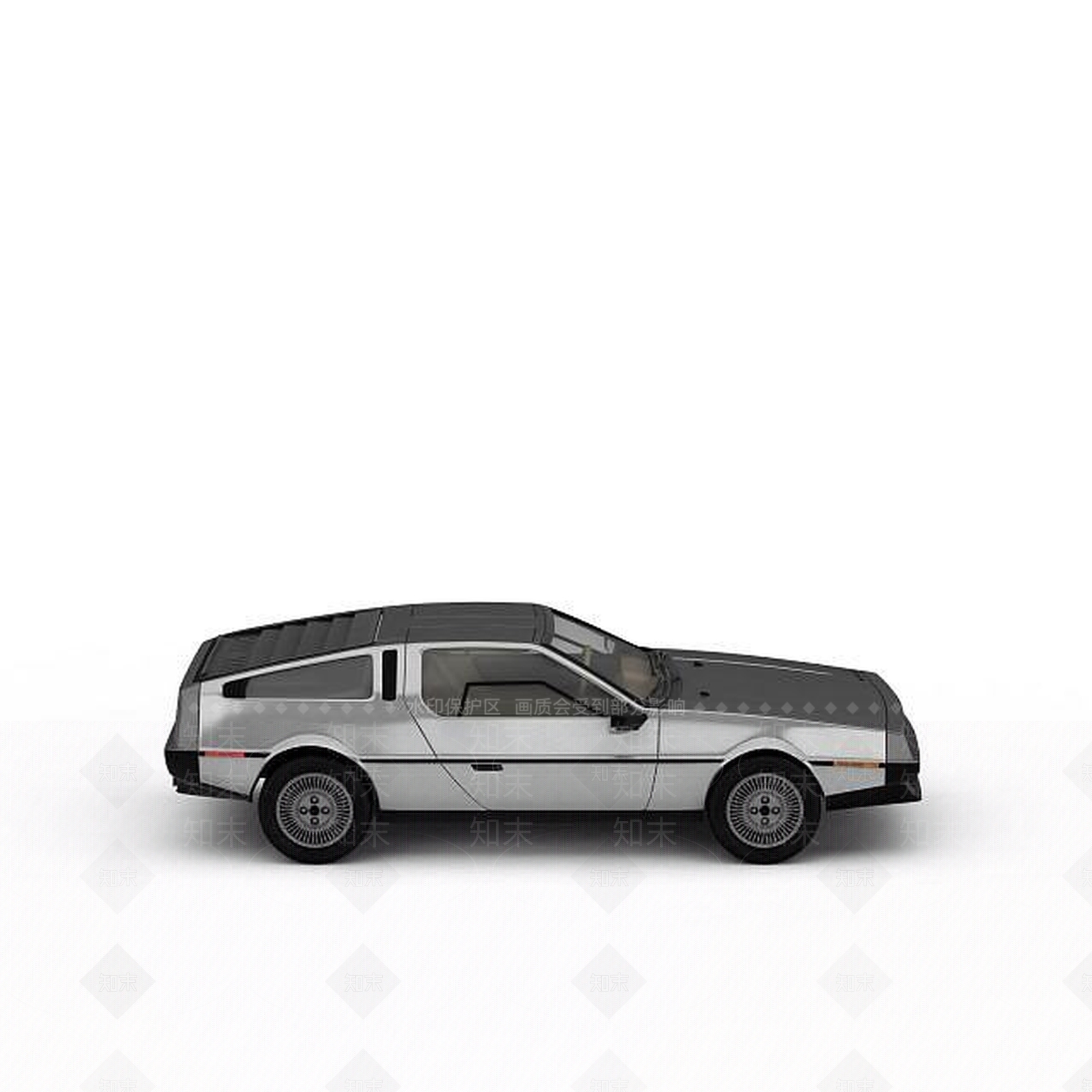 现代黑色玩具汽车3D模型下载【ID:1196736177】