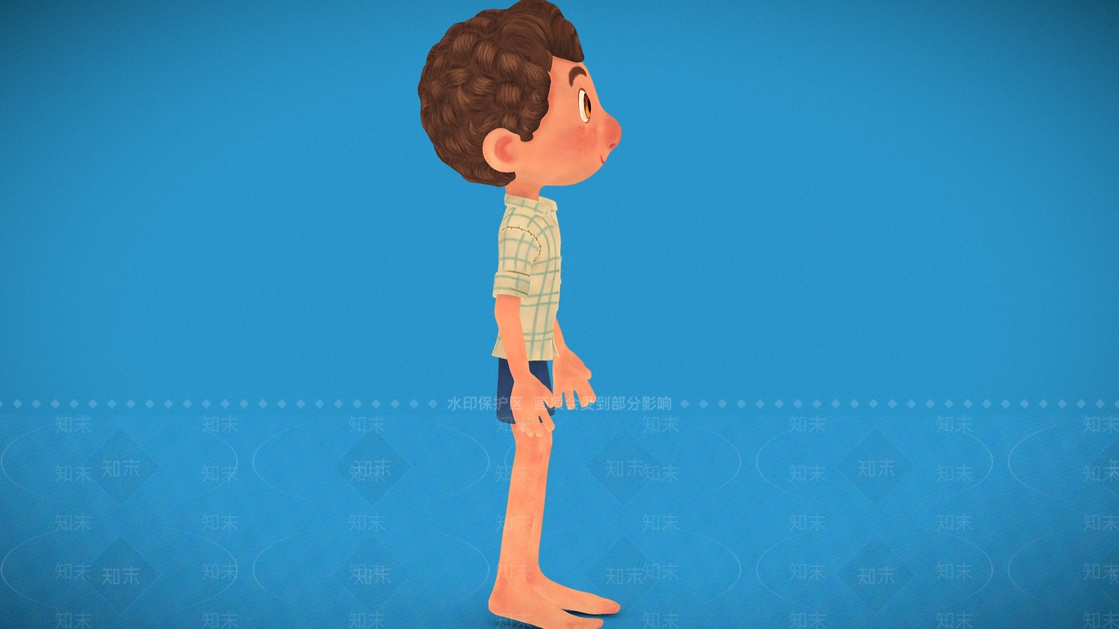 儿童3D模型下载【ID:1196736334】
