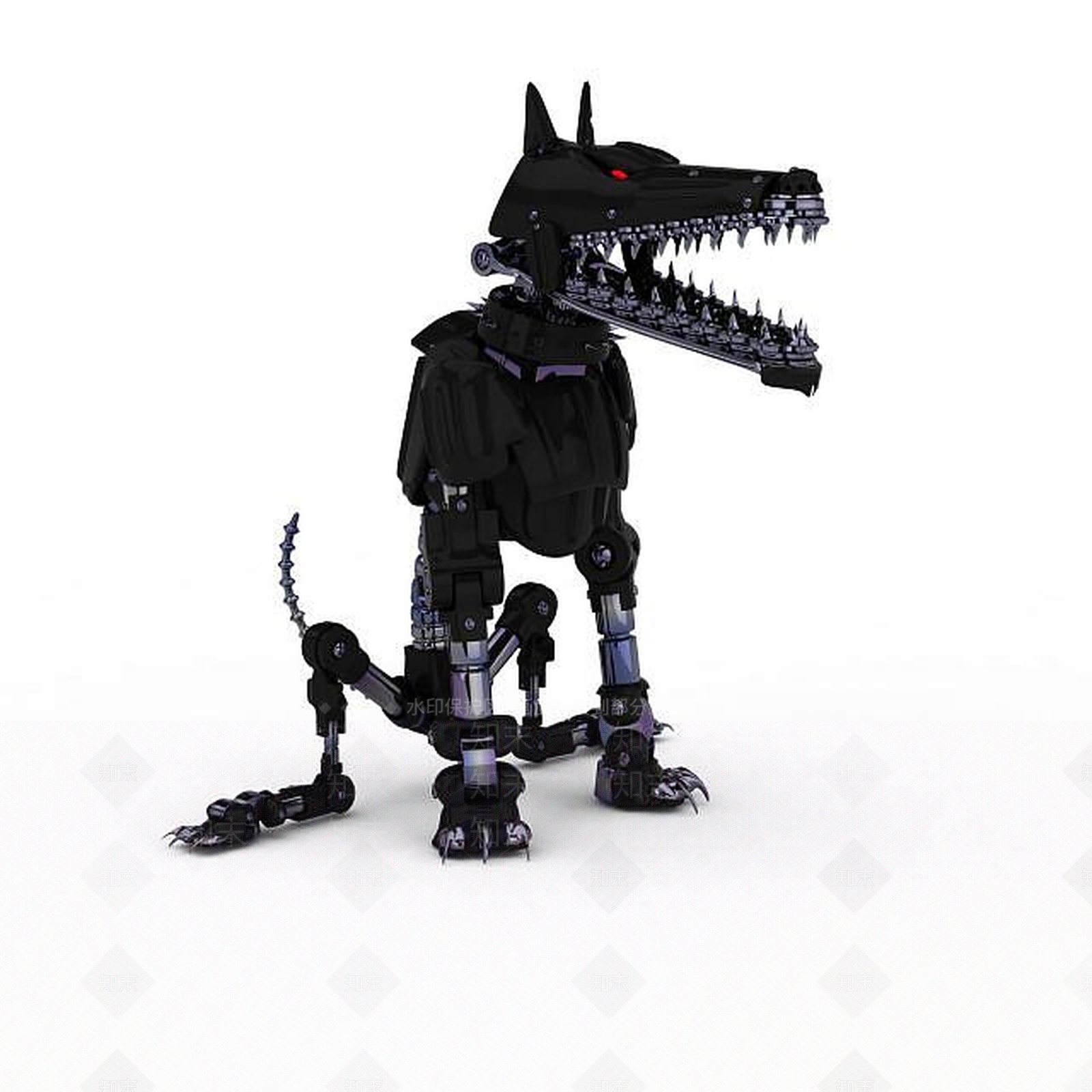 现代猎犬型机械狗3D模型下载【ID:1196736458】