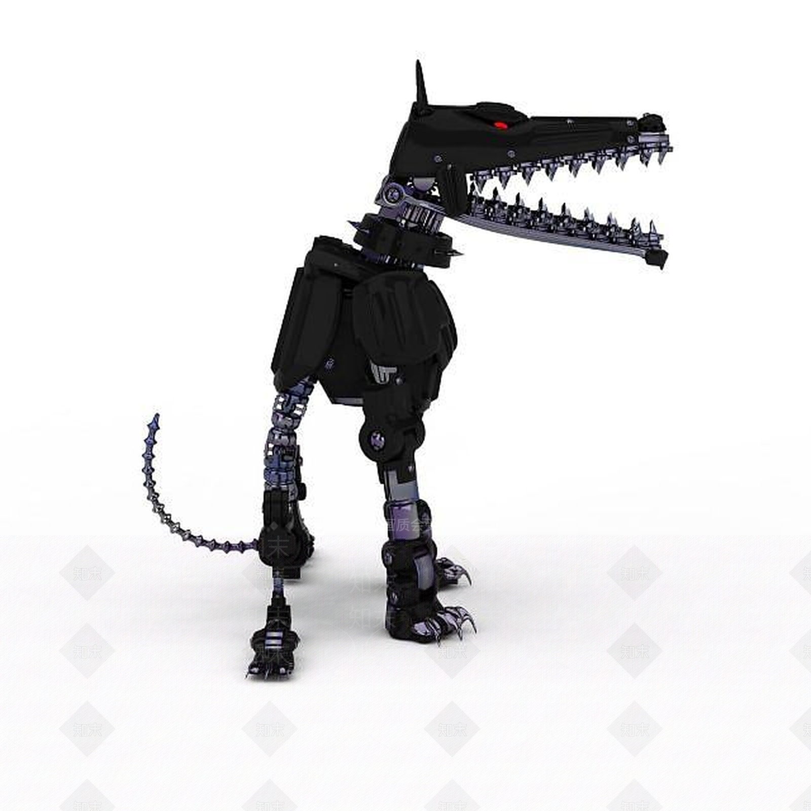 现代猎犬型机械狗3D模型下载【ID:1196736458】