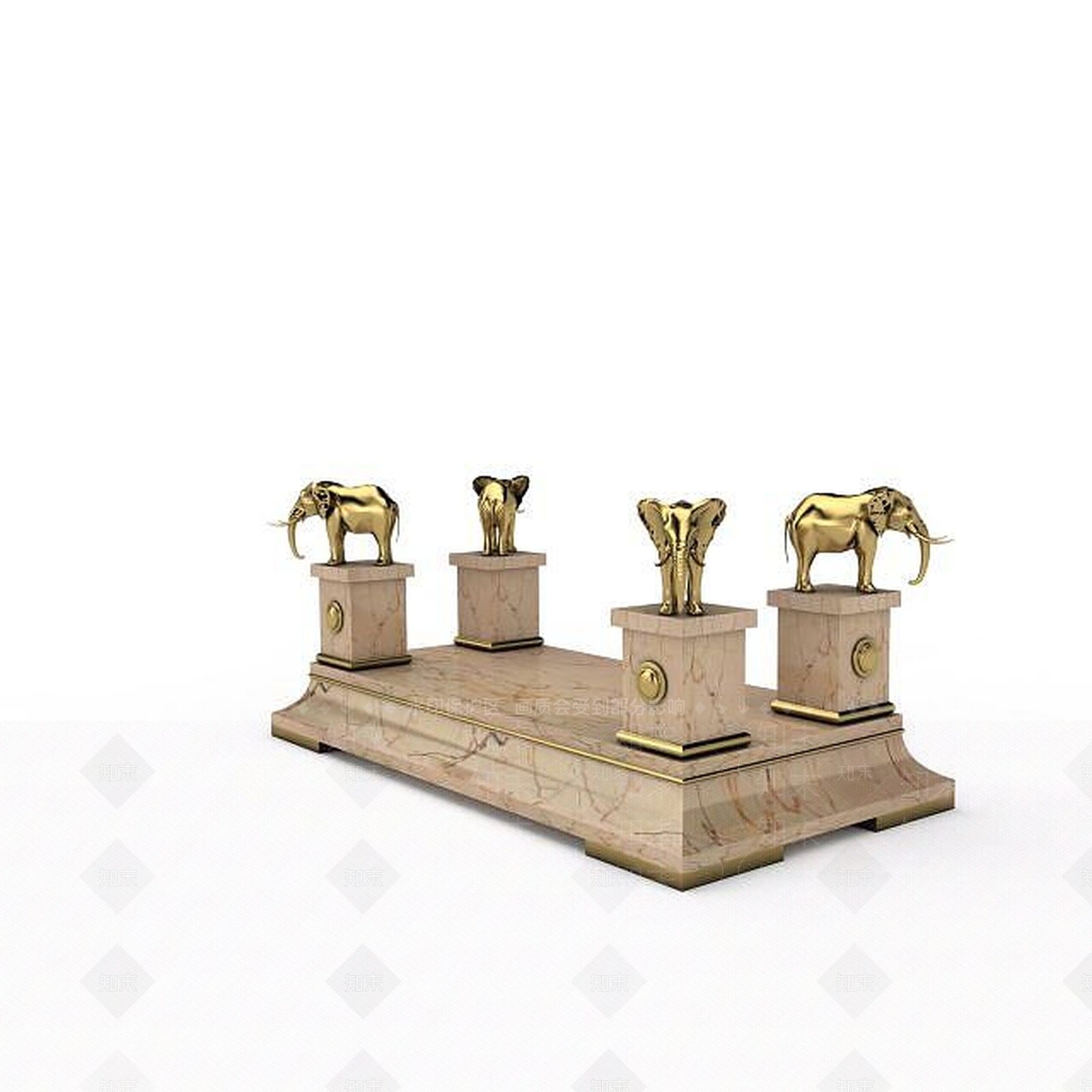 现代泰国装饰品3D模型下载【ID:1196736981】