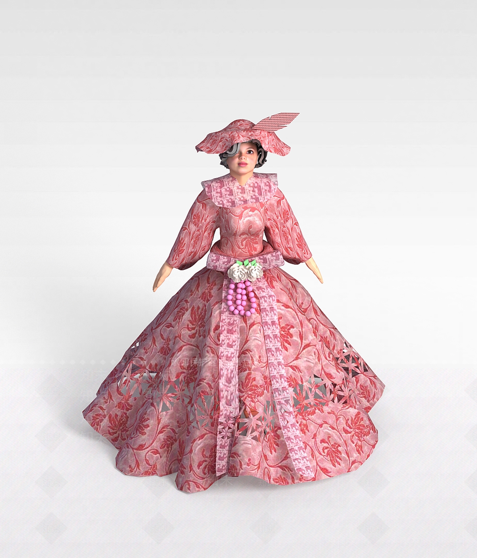 现代儿童玩偶3D模型下载【ID:1196740322】