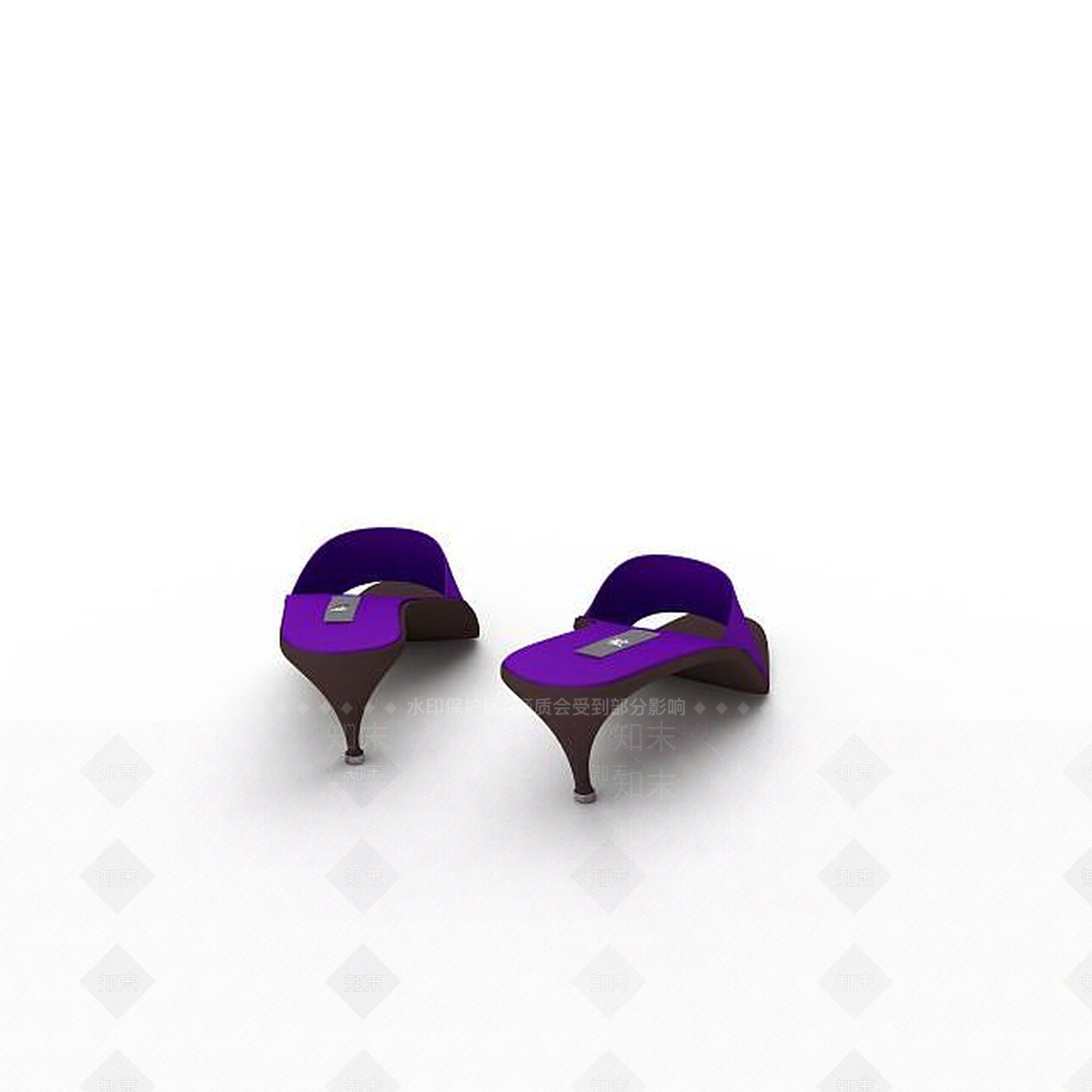 现代女式高跟鞋3D模型下载【ID:1196740443】