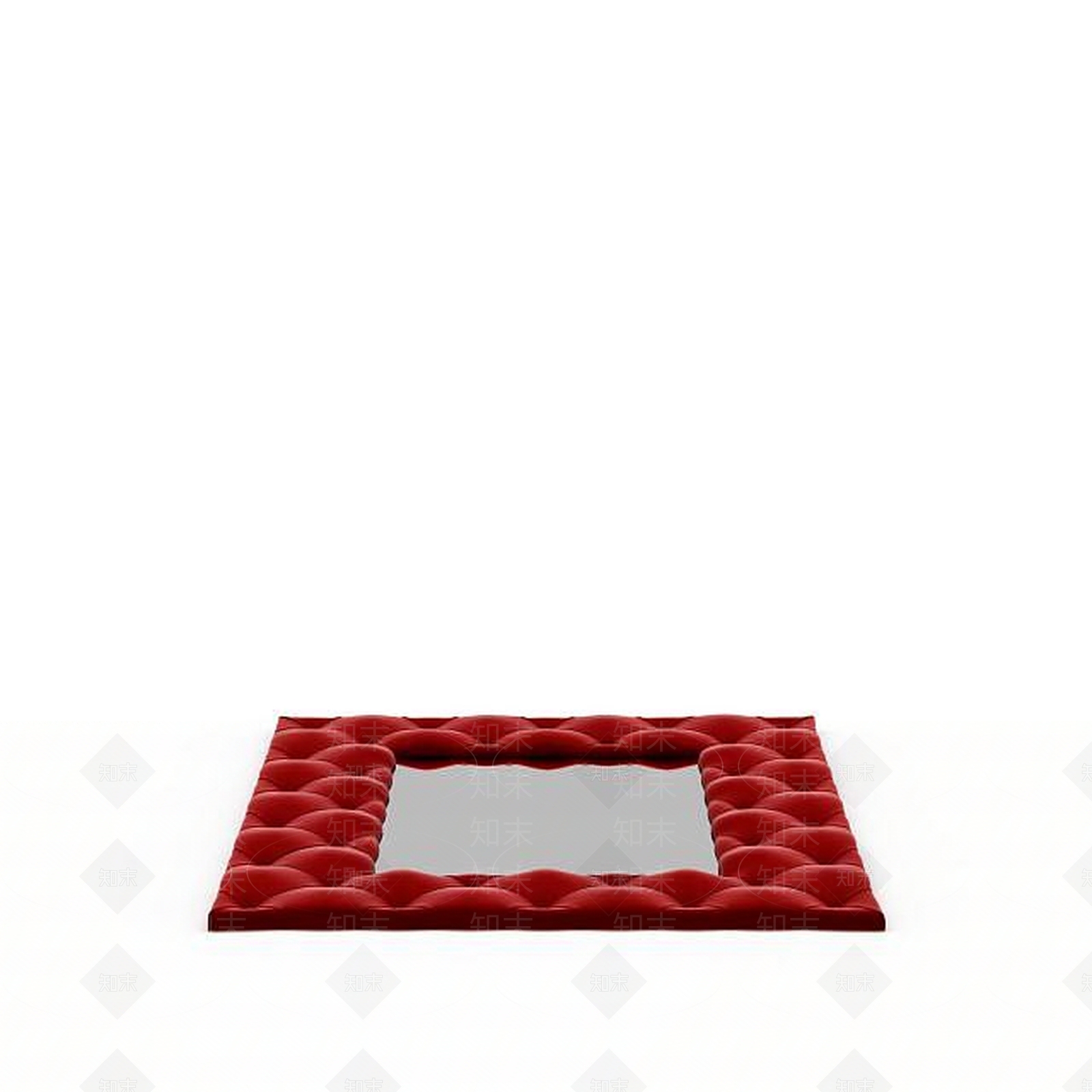 现代红色艺术相框3D模型下载【ID:1196740500】