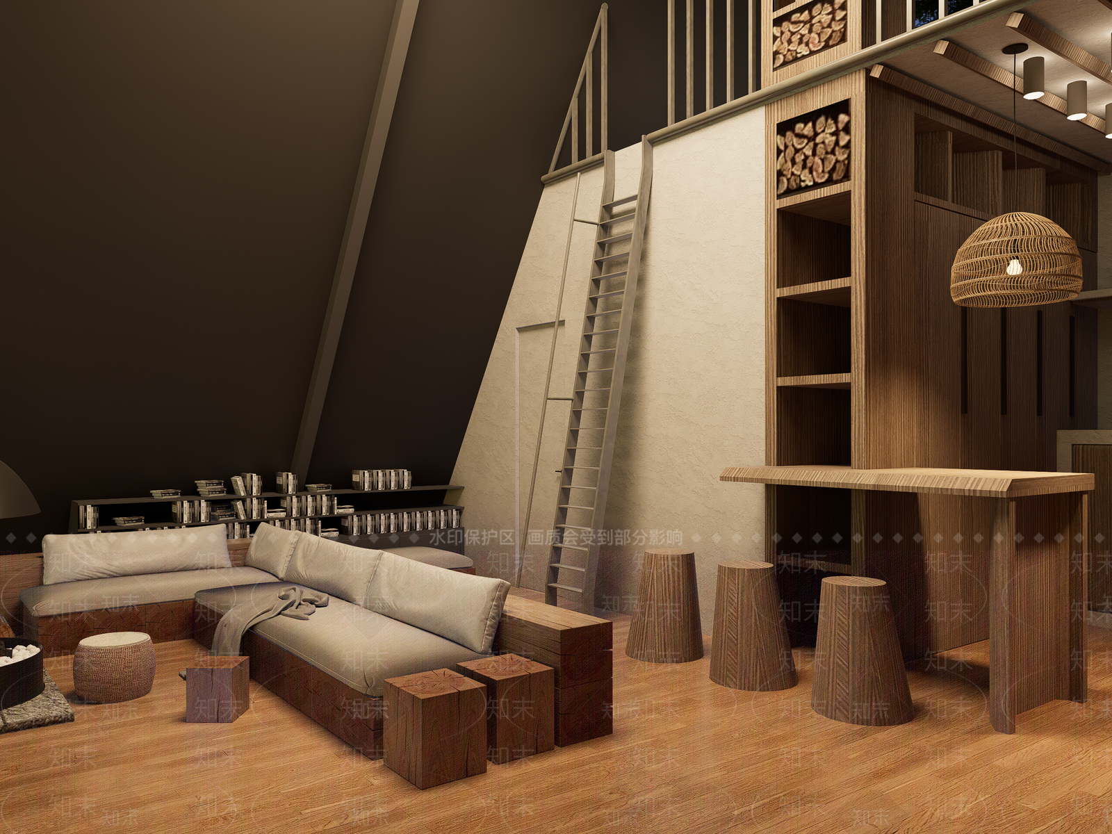 现代树屋SU模型下载【ID:1196742024】