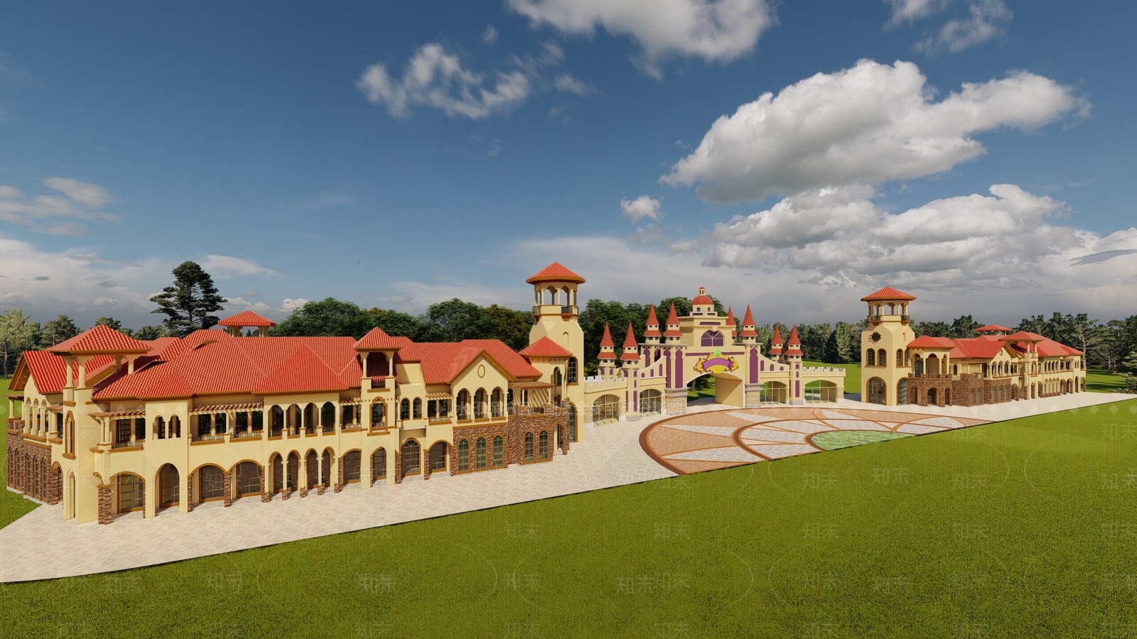 现代其他景观小建筑SU模型下载【ID:1196742152】
