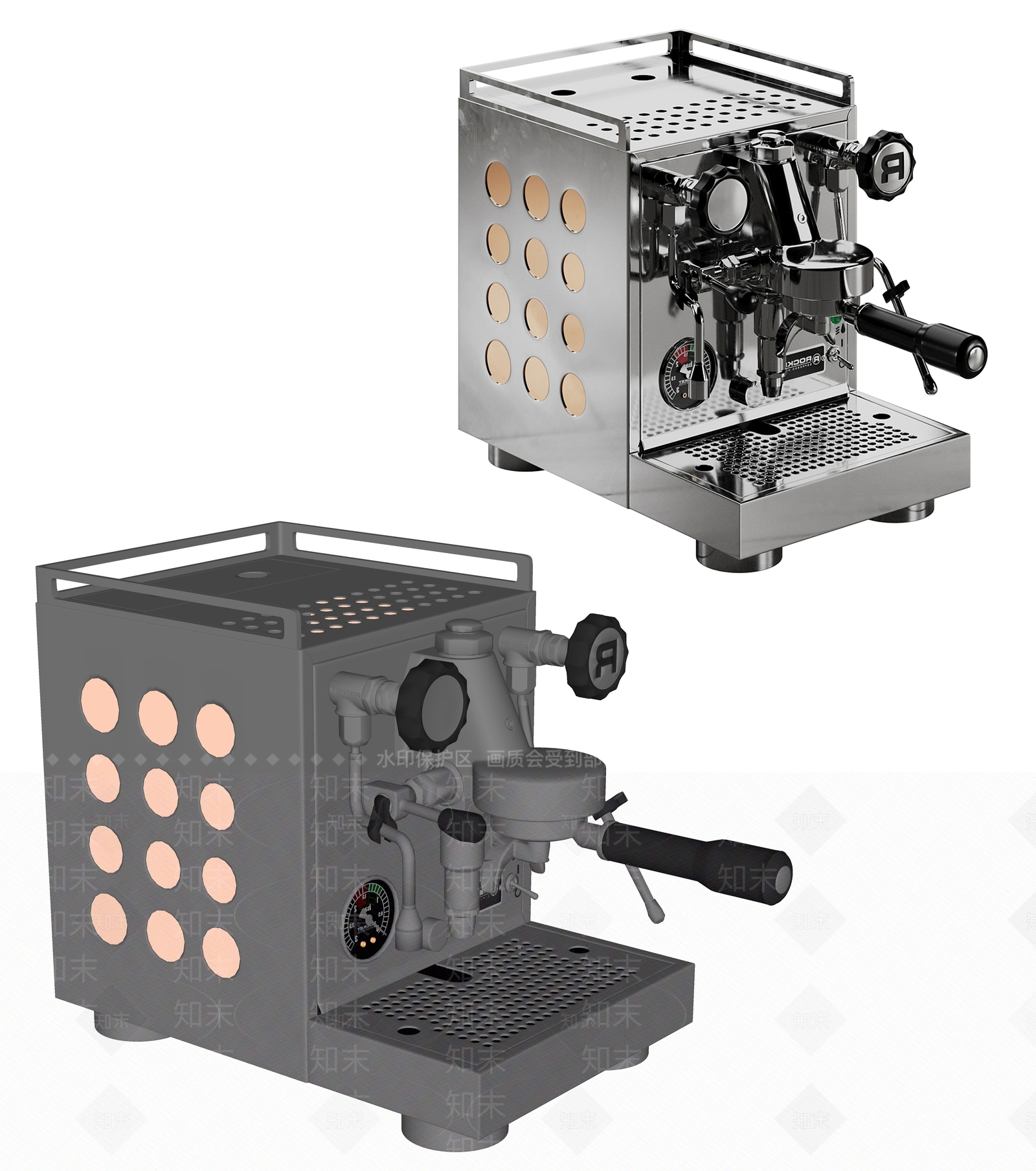 咖啡机SU模型下载【ID:1196742484】