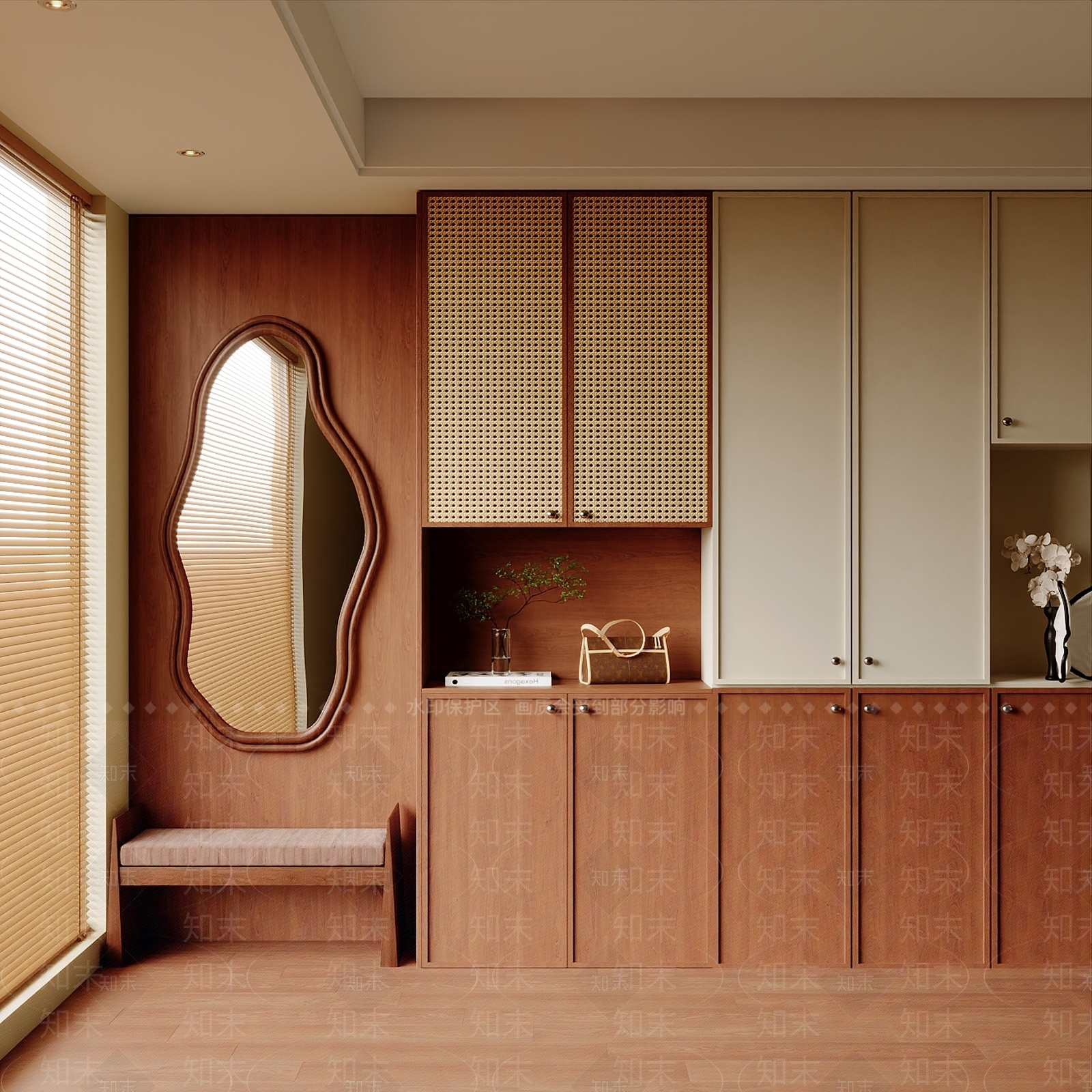 新中式中式鞋柜3D模型下载【ID:1196747518】