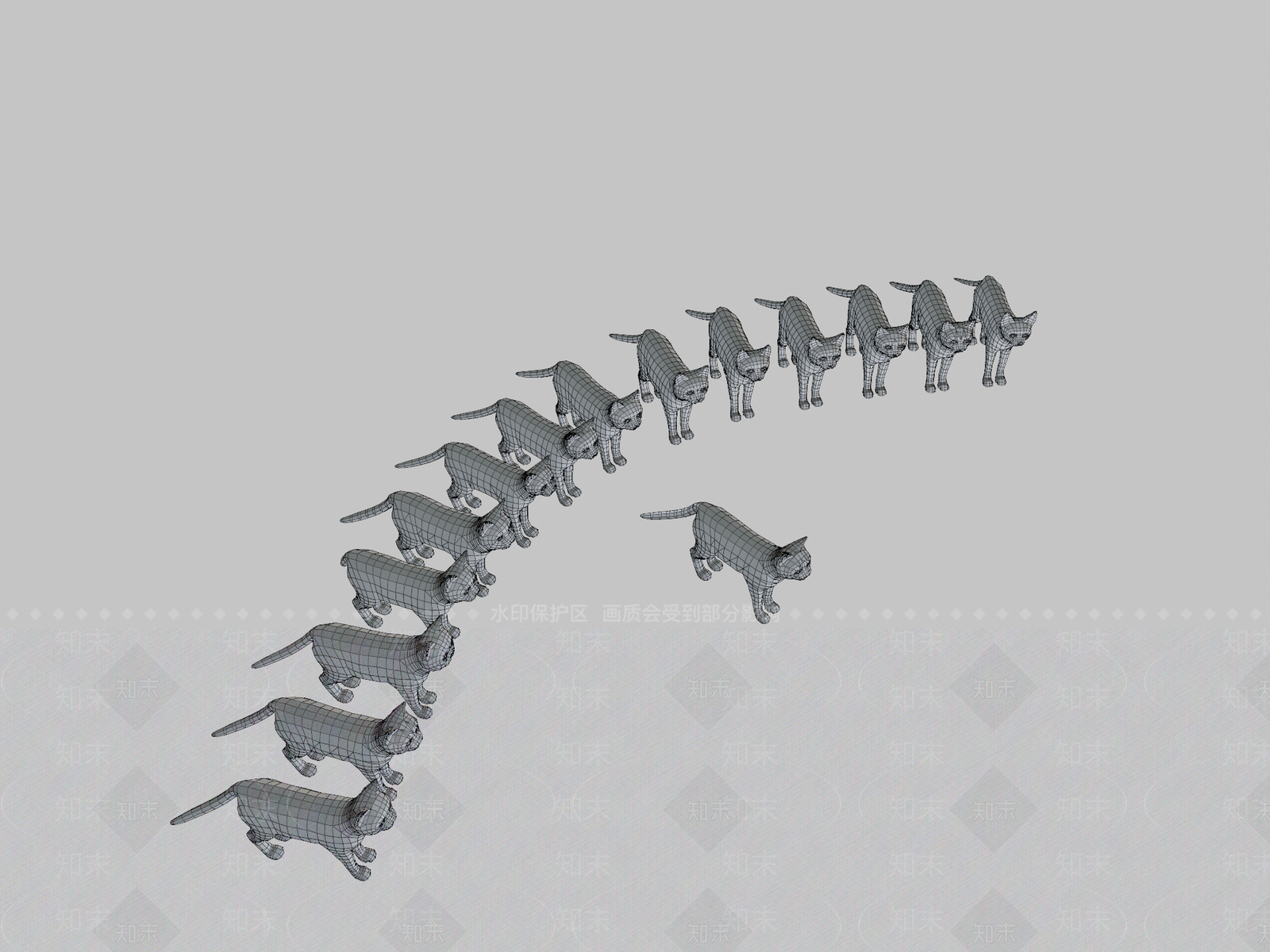 其他动物3D模型下载【ID:1196754427】