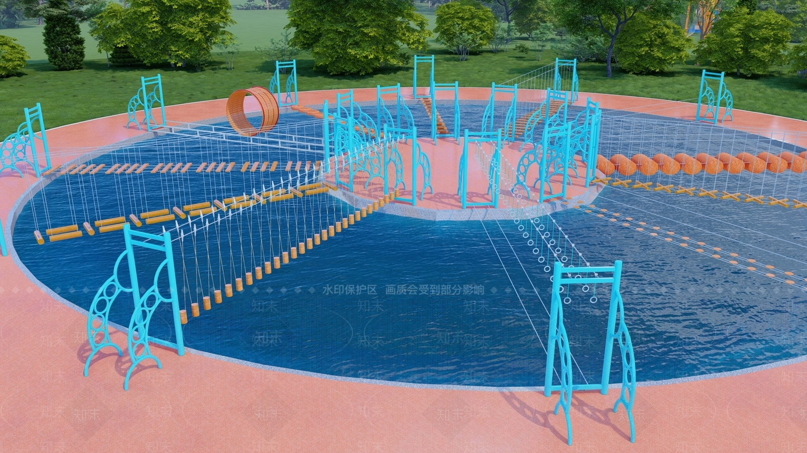 游乐设施SU模型下载【ID:1196754754】