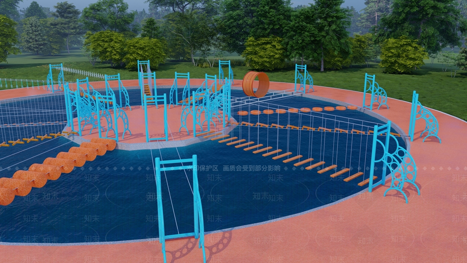 游乐设施SU模型下载【ID:1196754754】