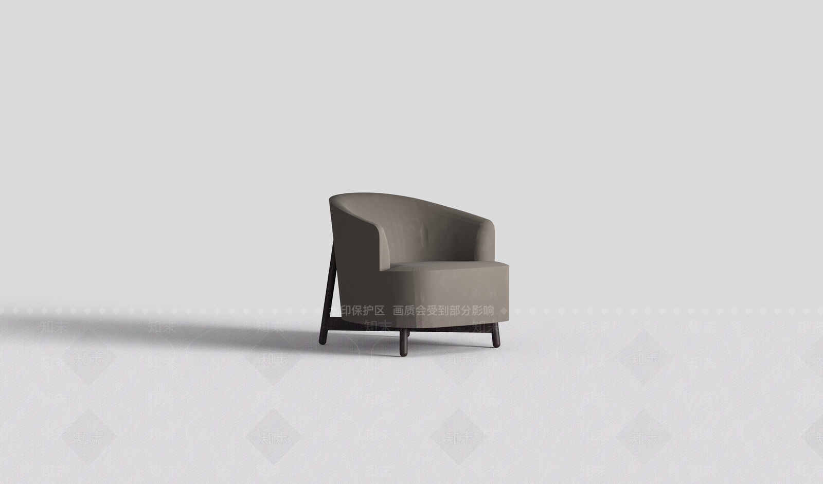 现代意式休闲椅3D模型下载【ID:1196757946】