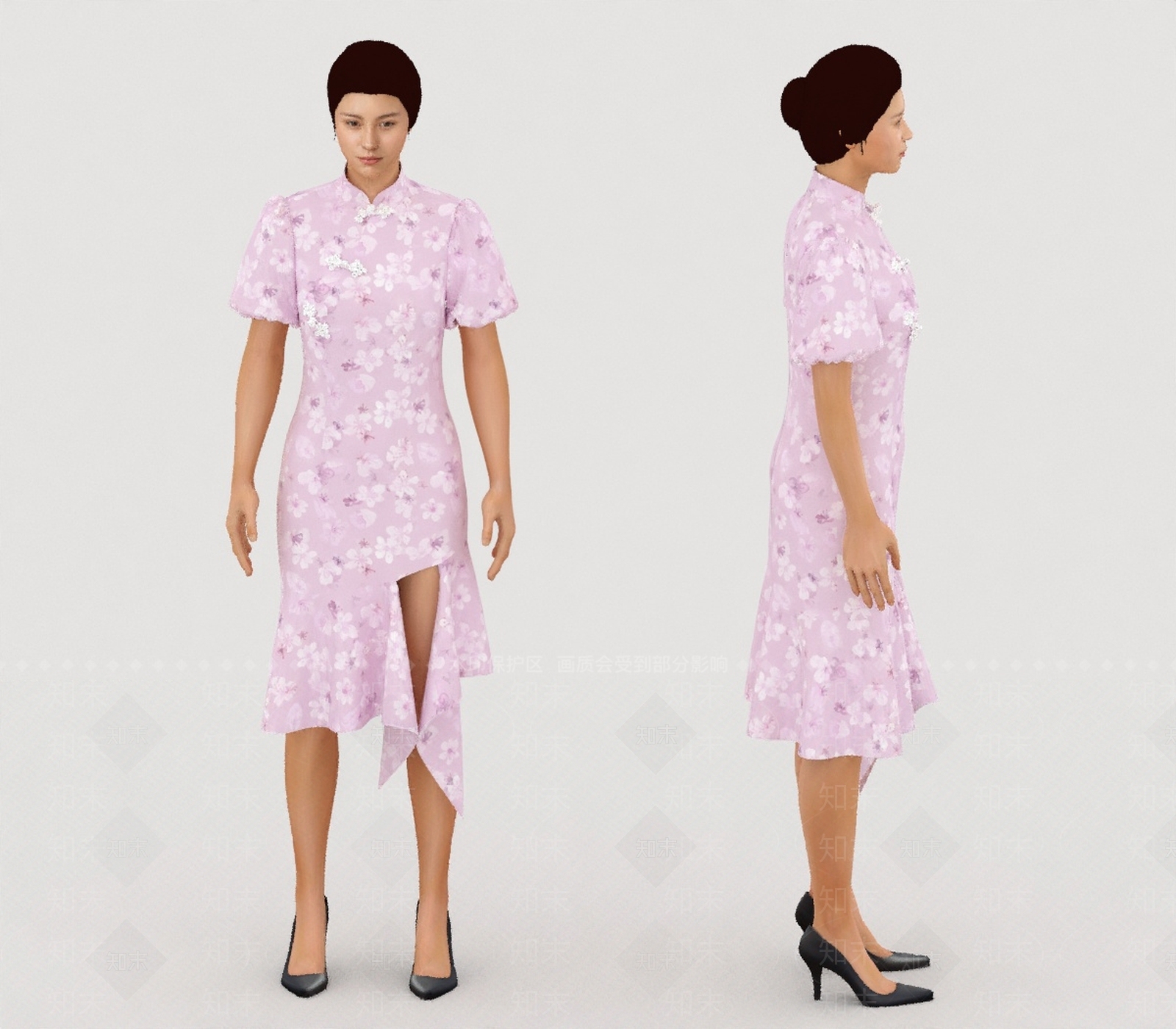 女人3D模型下载【ID:1196759937】