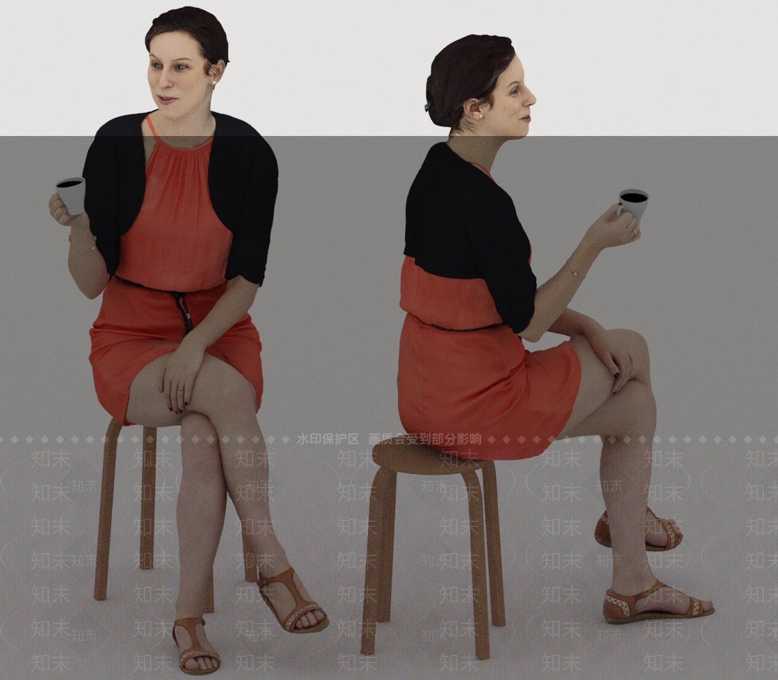 女人3D模型下载【ID:1196760046】