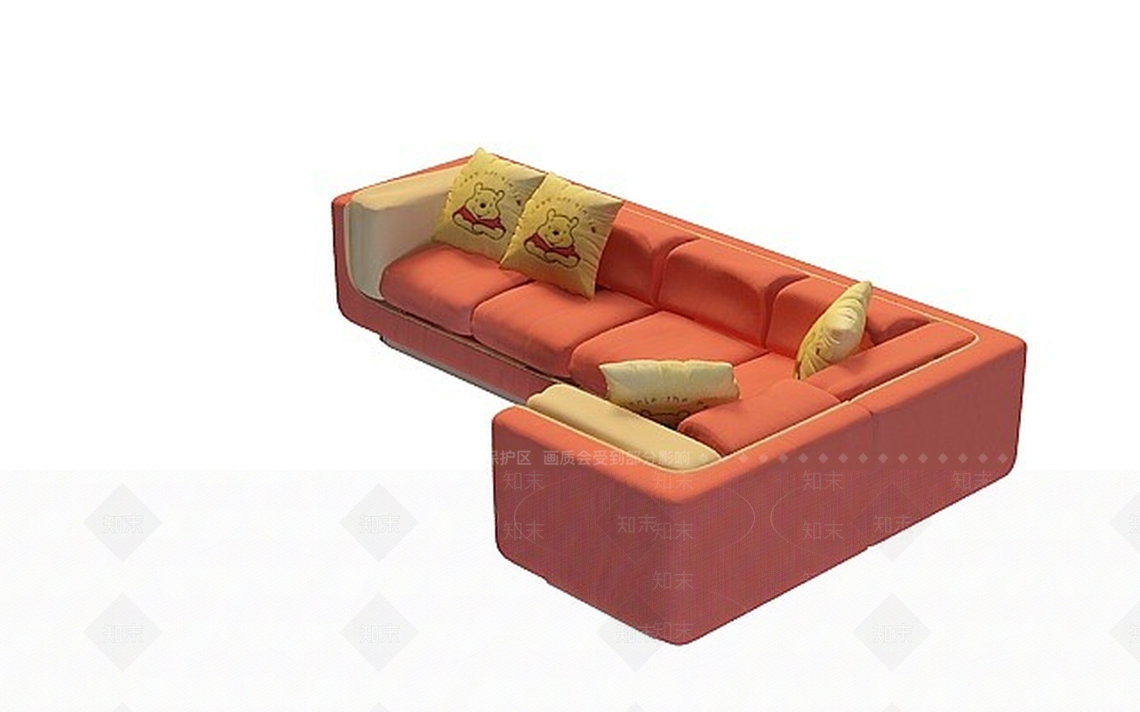 现代双人沙发3D模型下载【ID:1196766760】