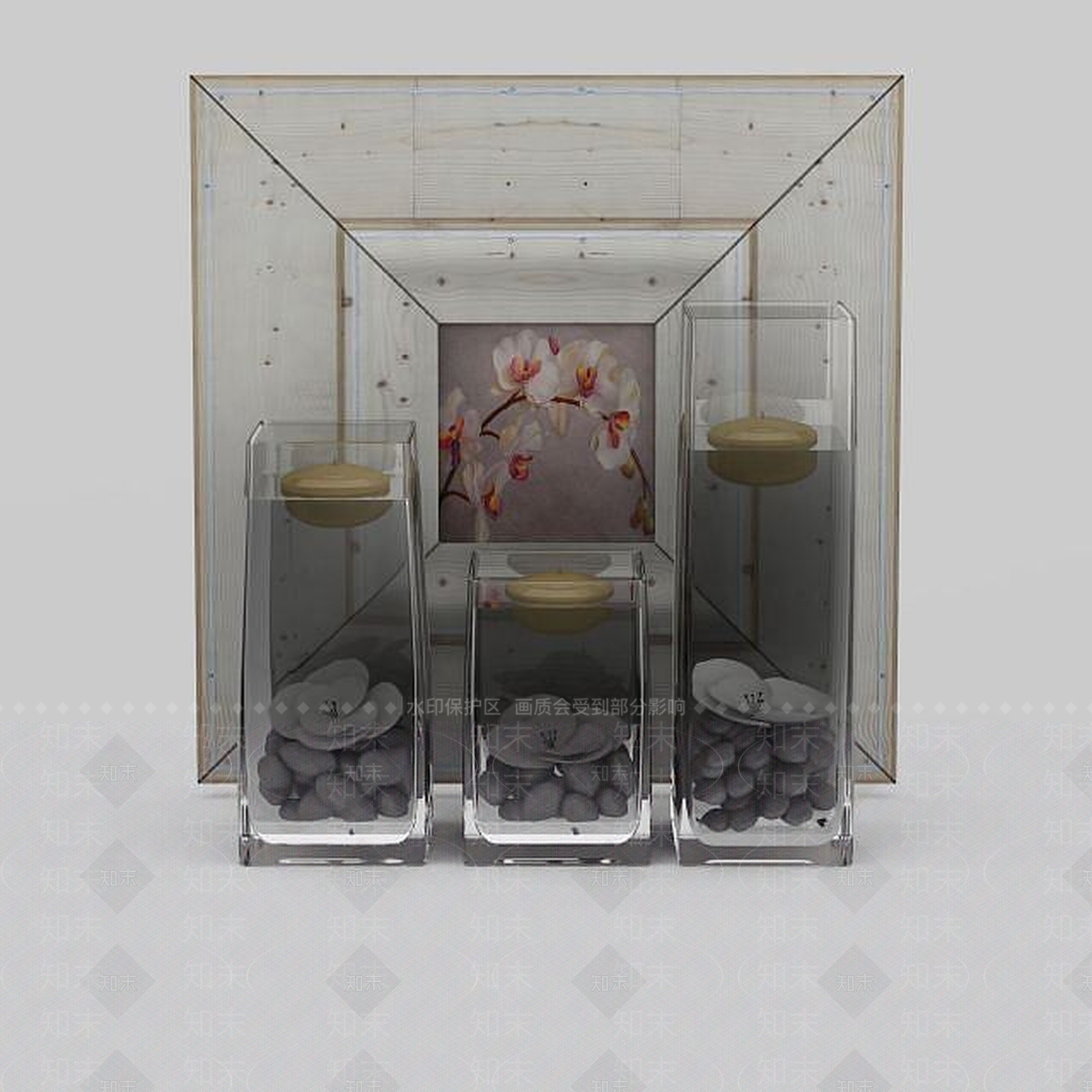 现代摆件组合3D模型下载【ID:1196767578】
