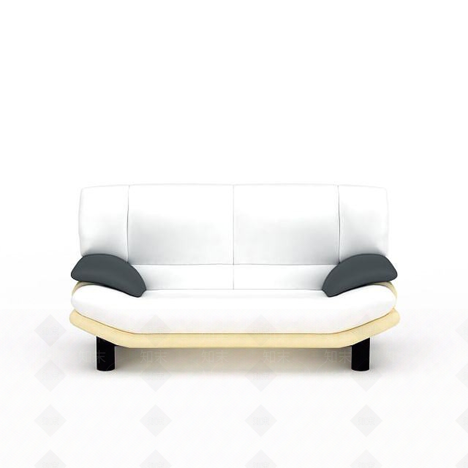 现代双人沙发3D模型下载【ID:1199846457】