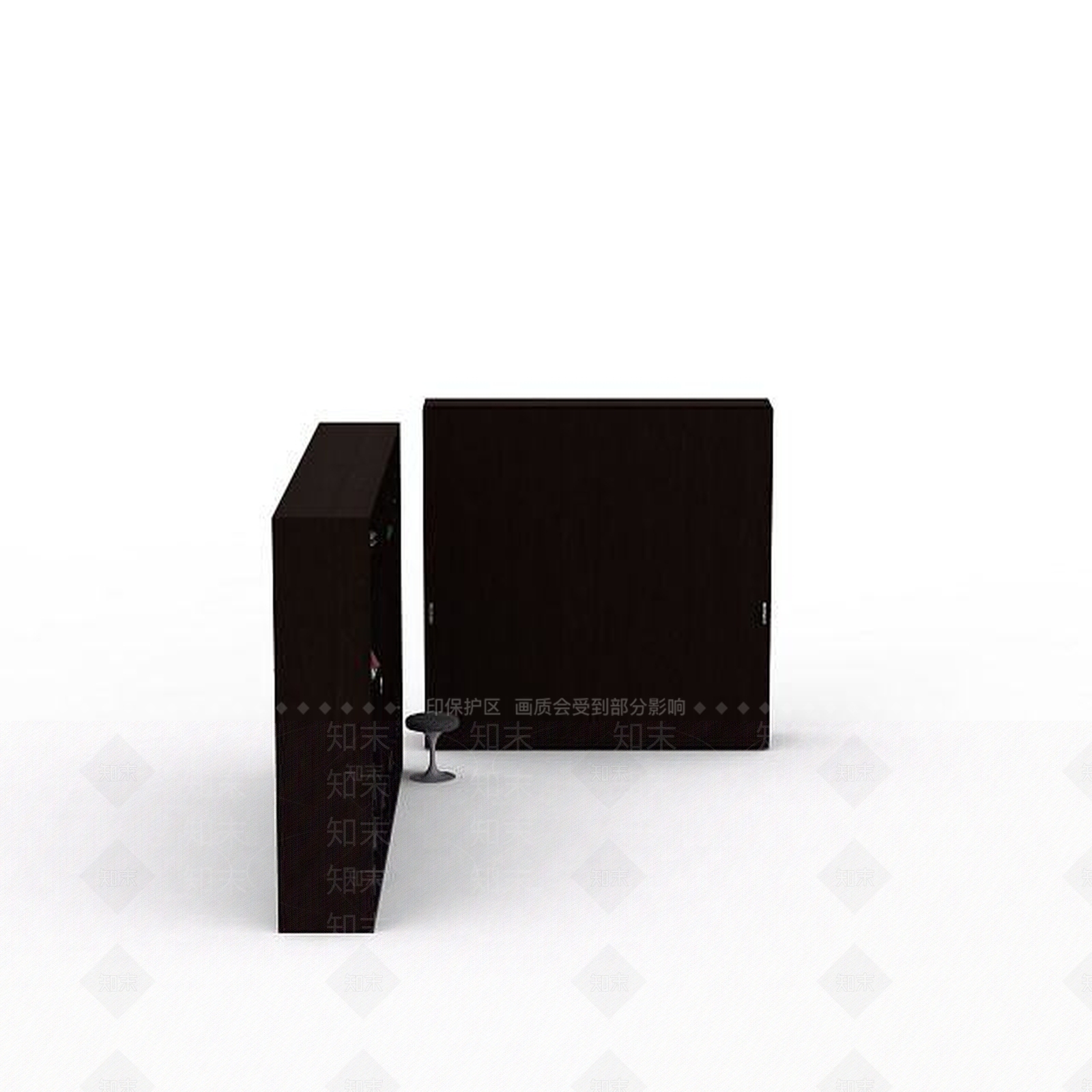 现代妆台妆凳3D模型下载【ID:1196770317】