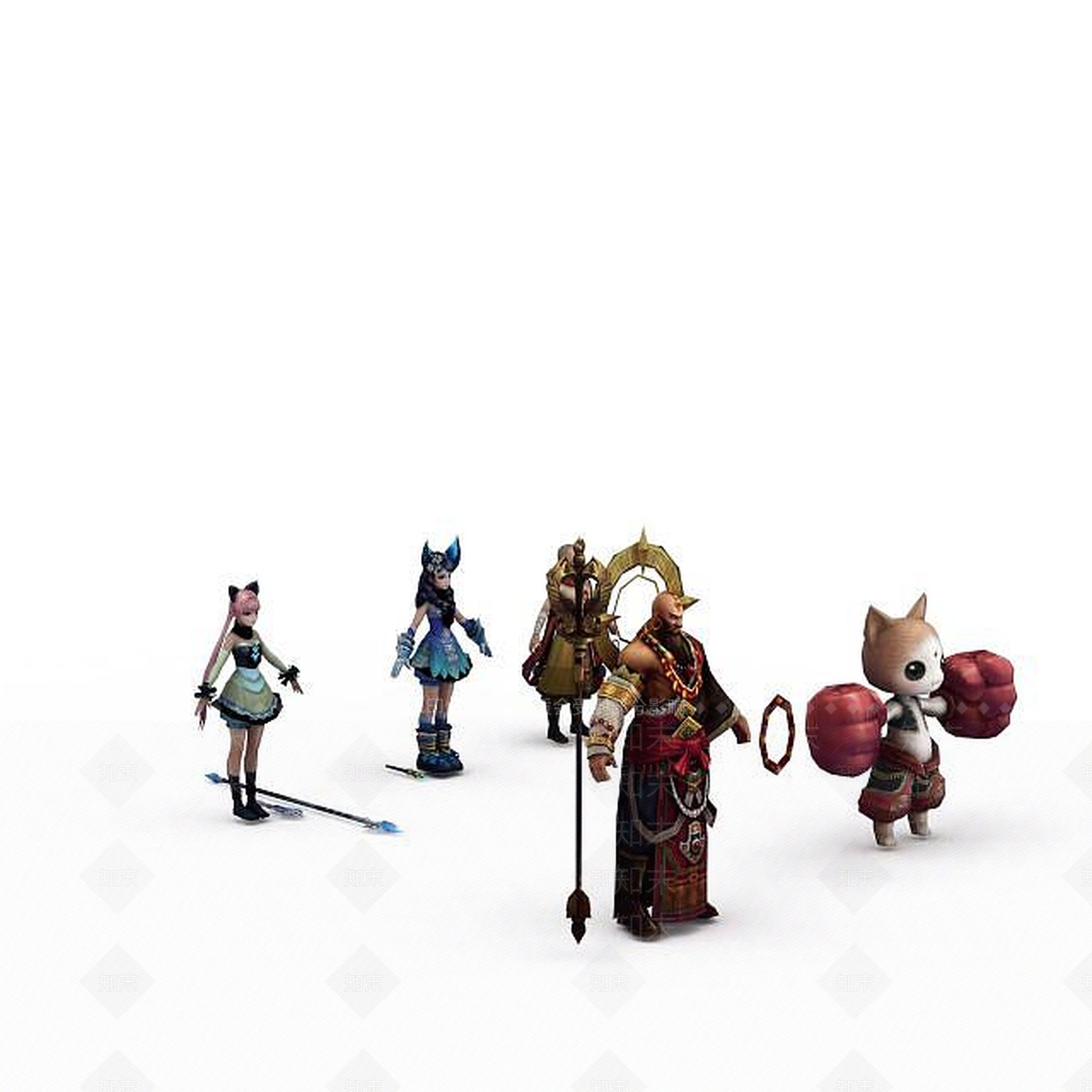 现代虚拟人物3D模型下载【ID:1200013279】