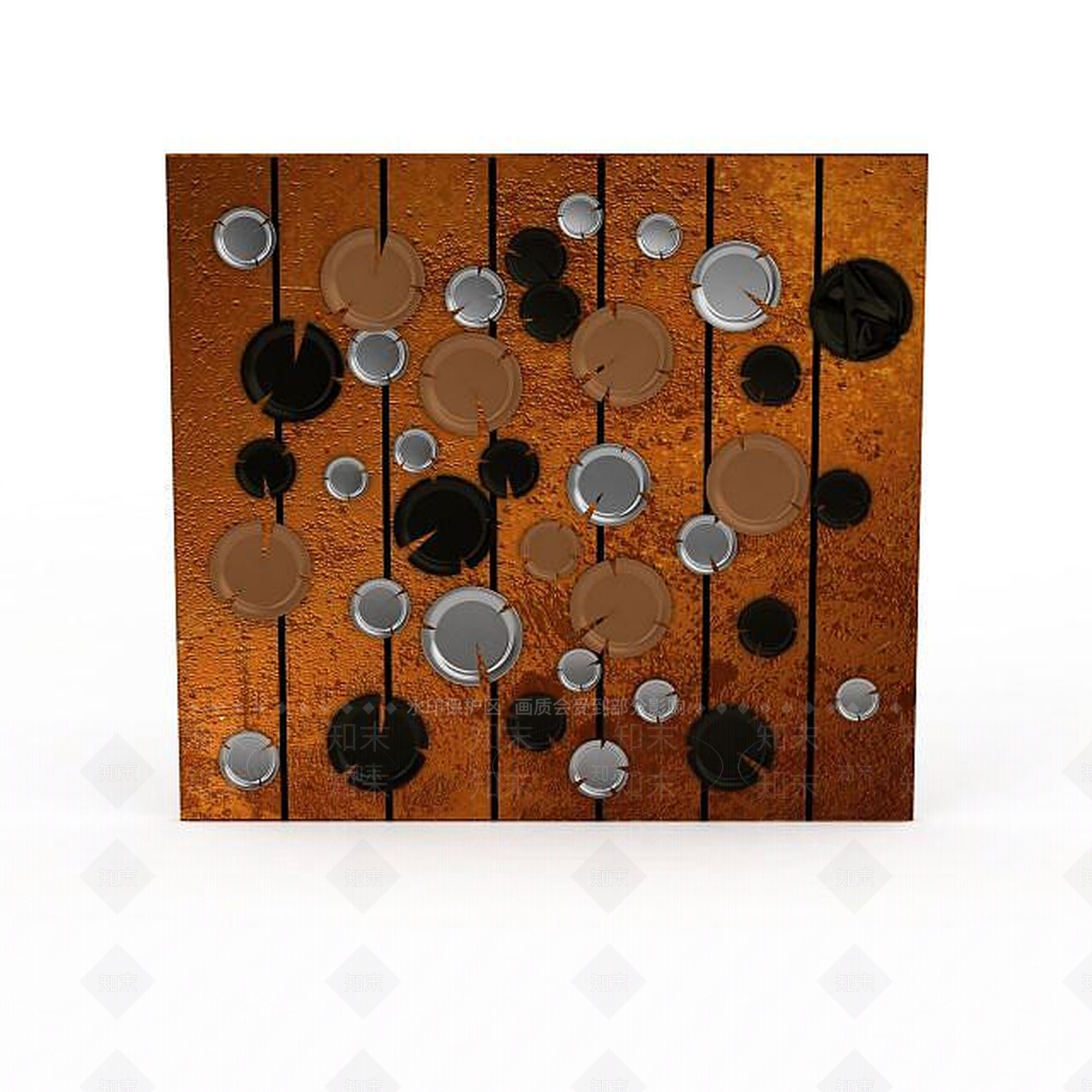 现代摆件组合3D模型下载【ID:1196770972】