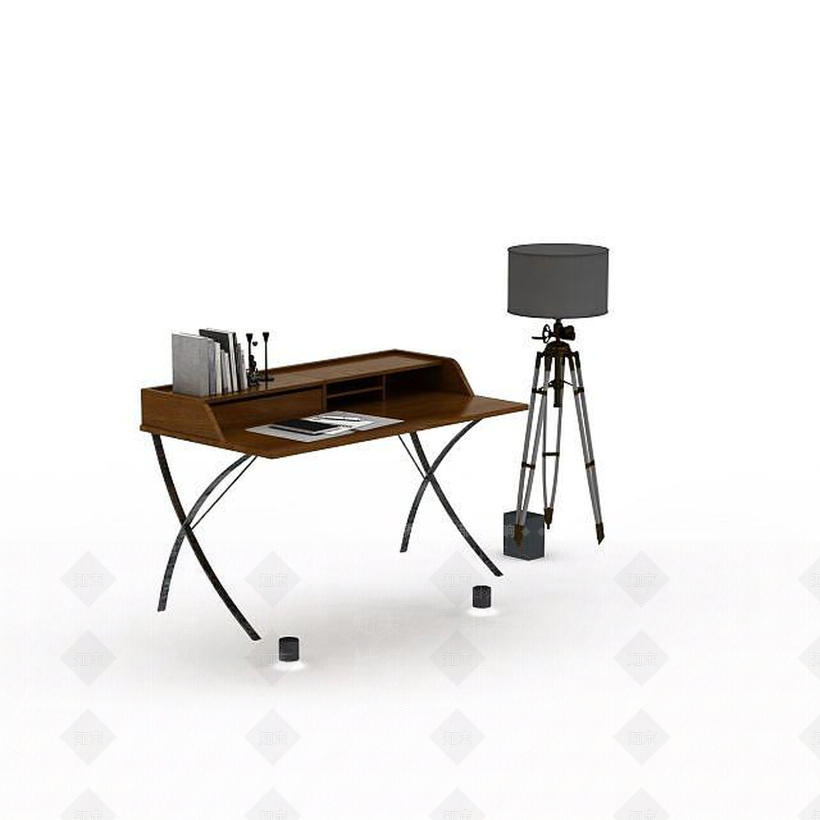 现代书桌3D模型下载【ID:1196771958】
