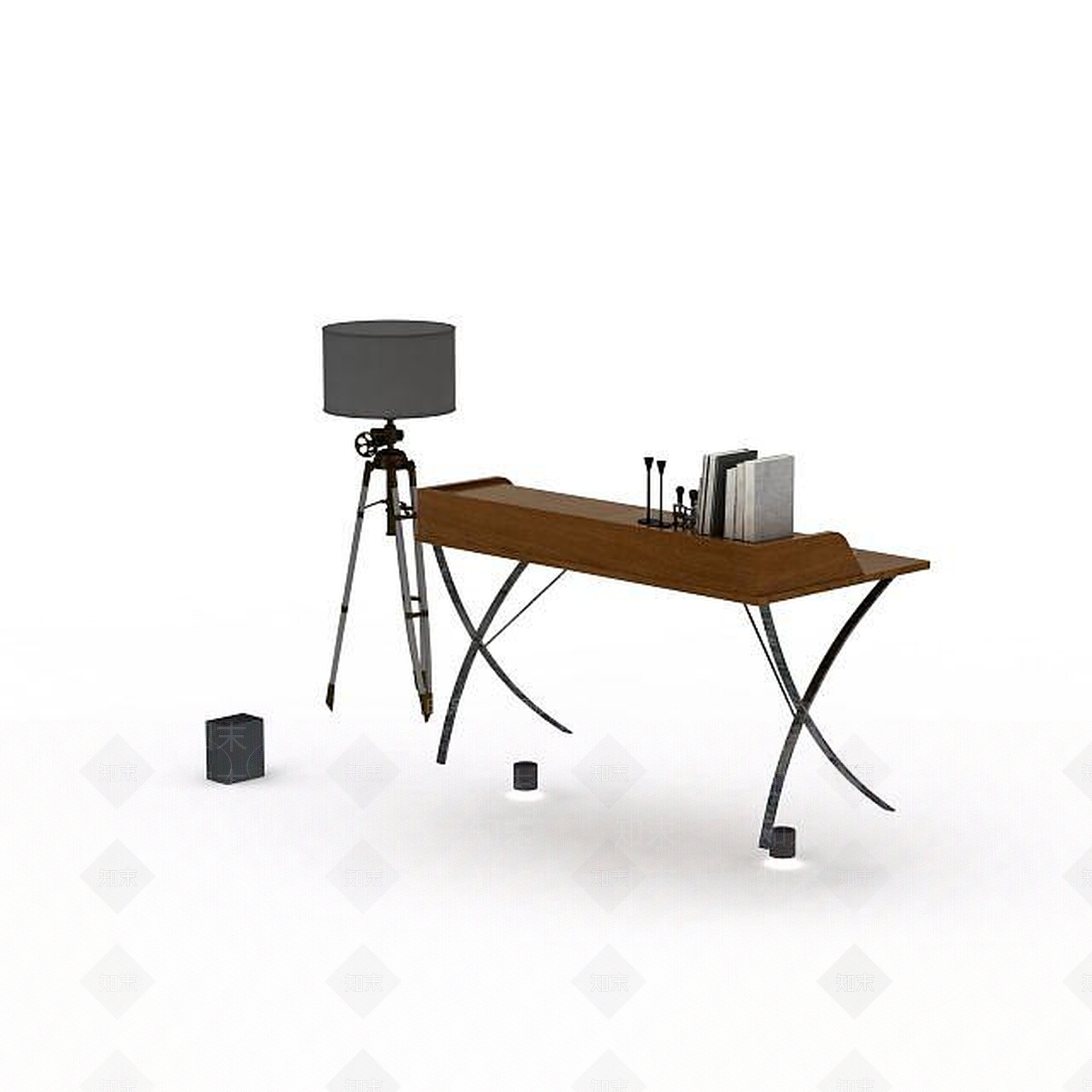 现代书桌3D模型下载【ID:1196771958】