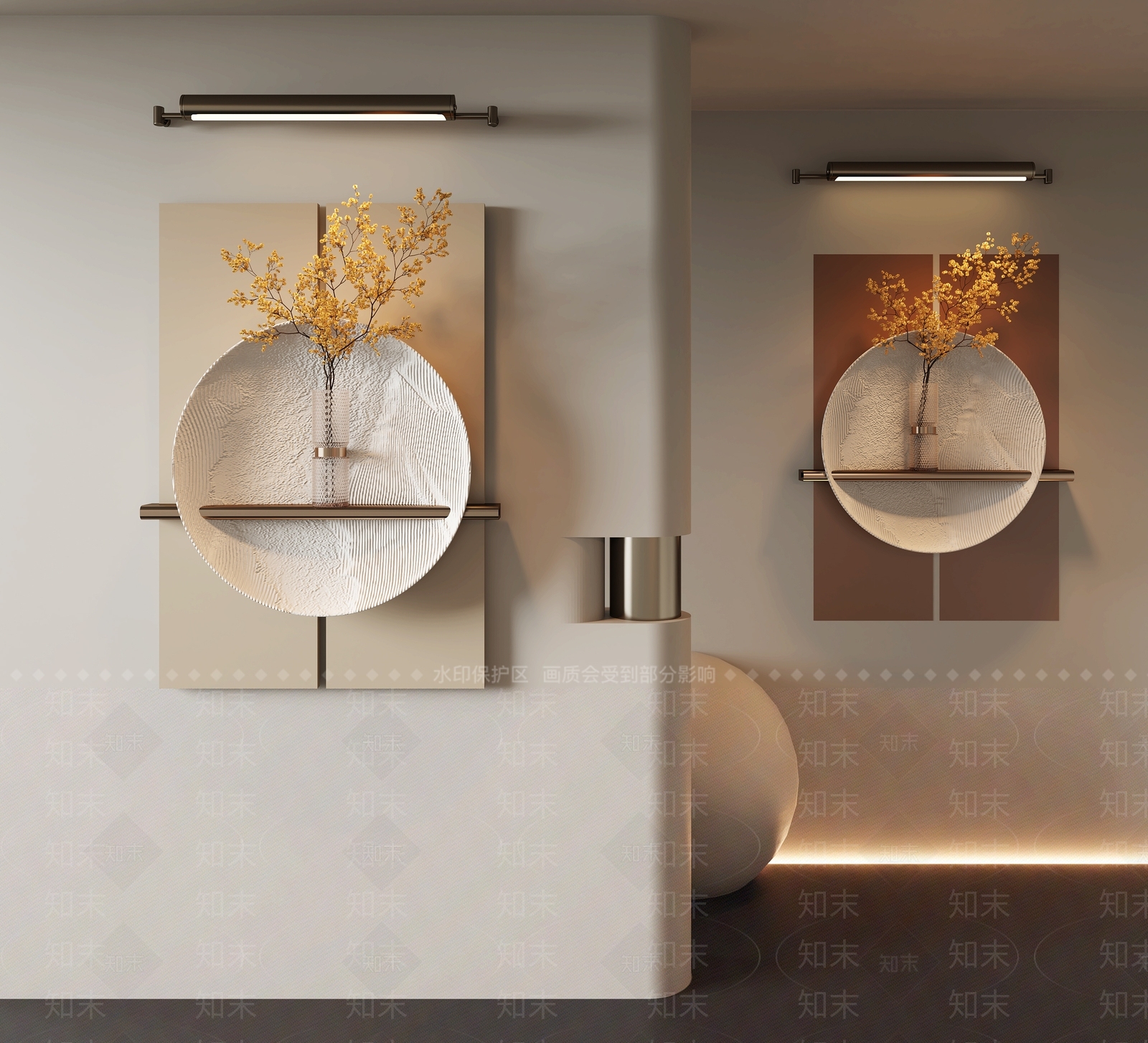 现代挂件3D模型下载【ID:1196776348】