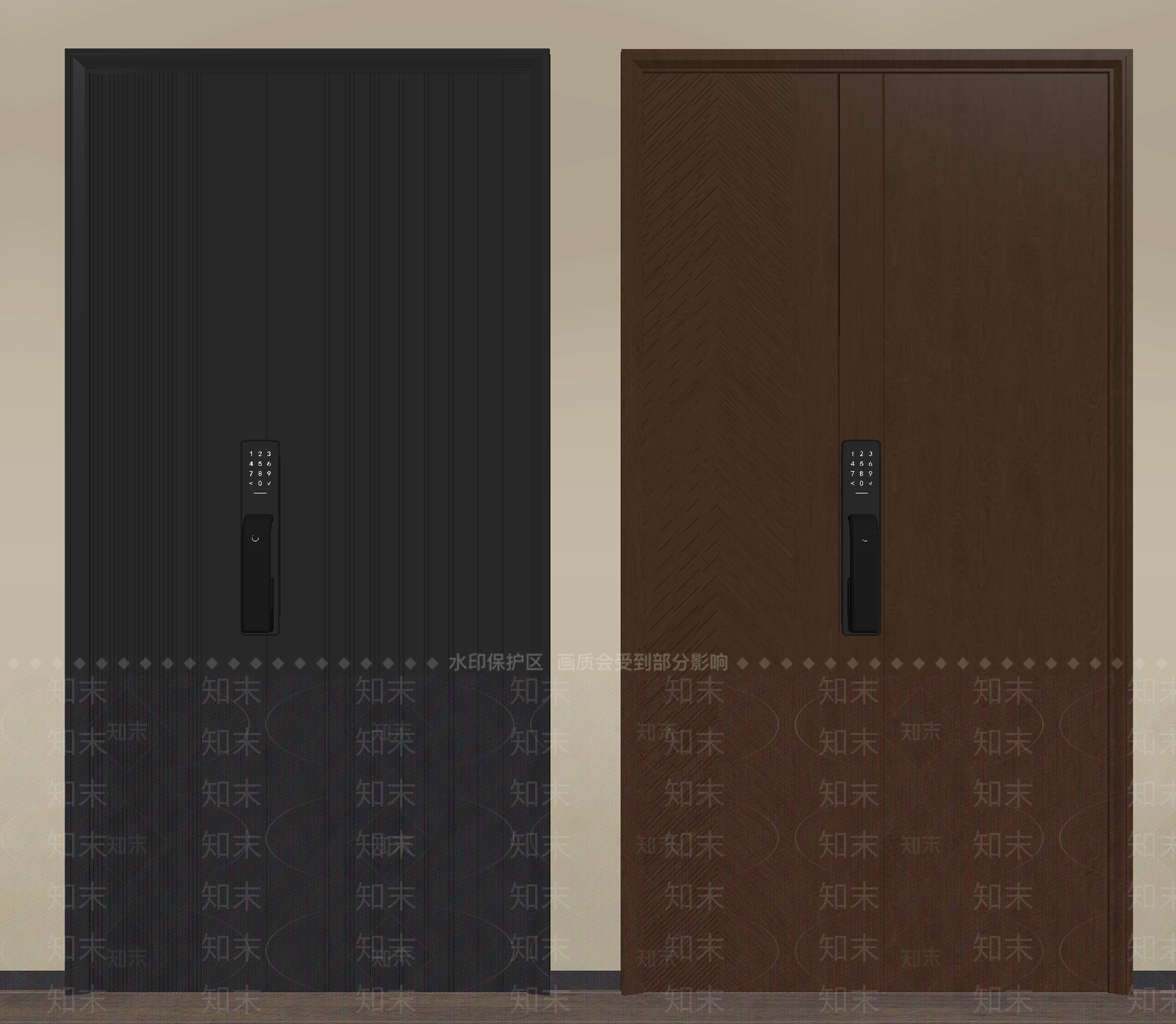 现代其他门SU模型下载【ID:1196777110】