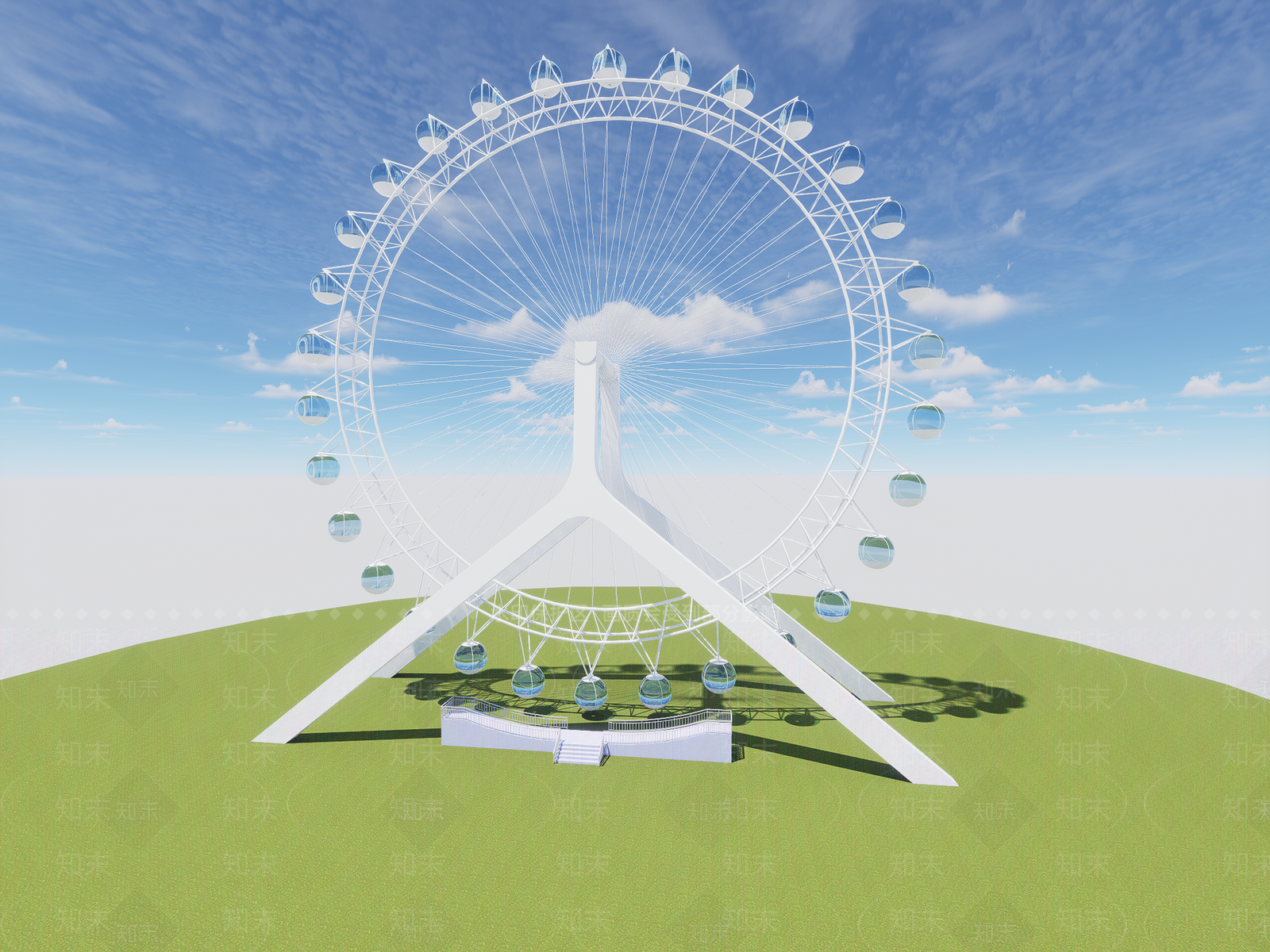 现代儿童游乐区SU模型下载【ID:1196778242】