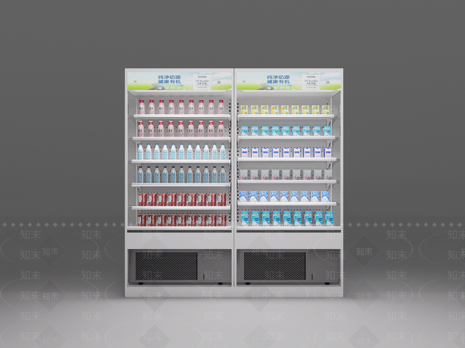 现代便利店SU模型草图