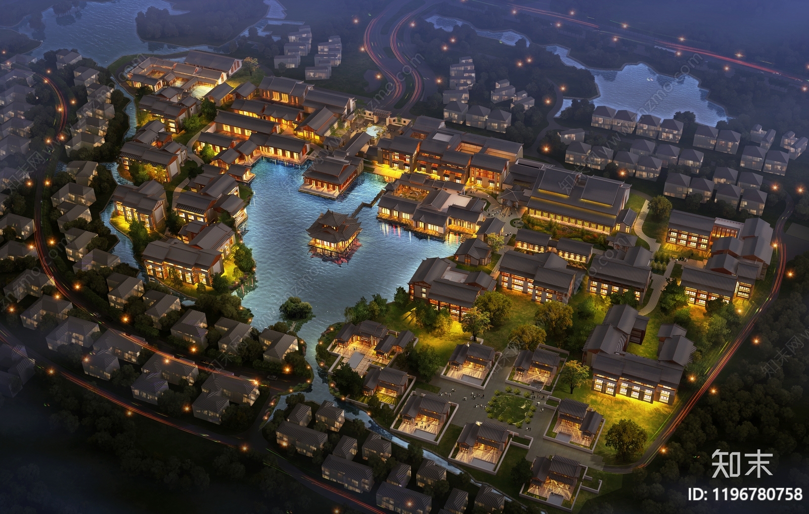 现代新中式酒店下载【ID:1196780758】