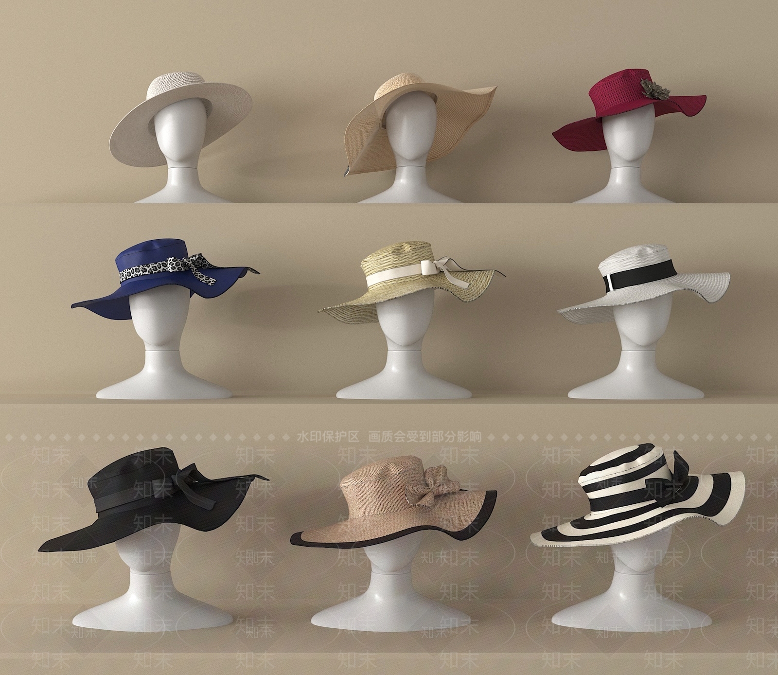 帽子3D模型下载【ID:1196785253】