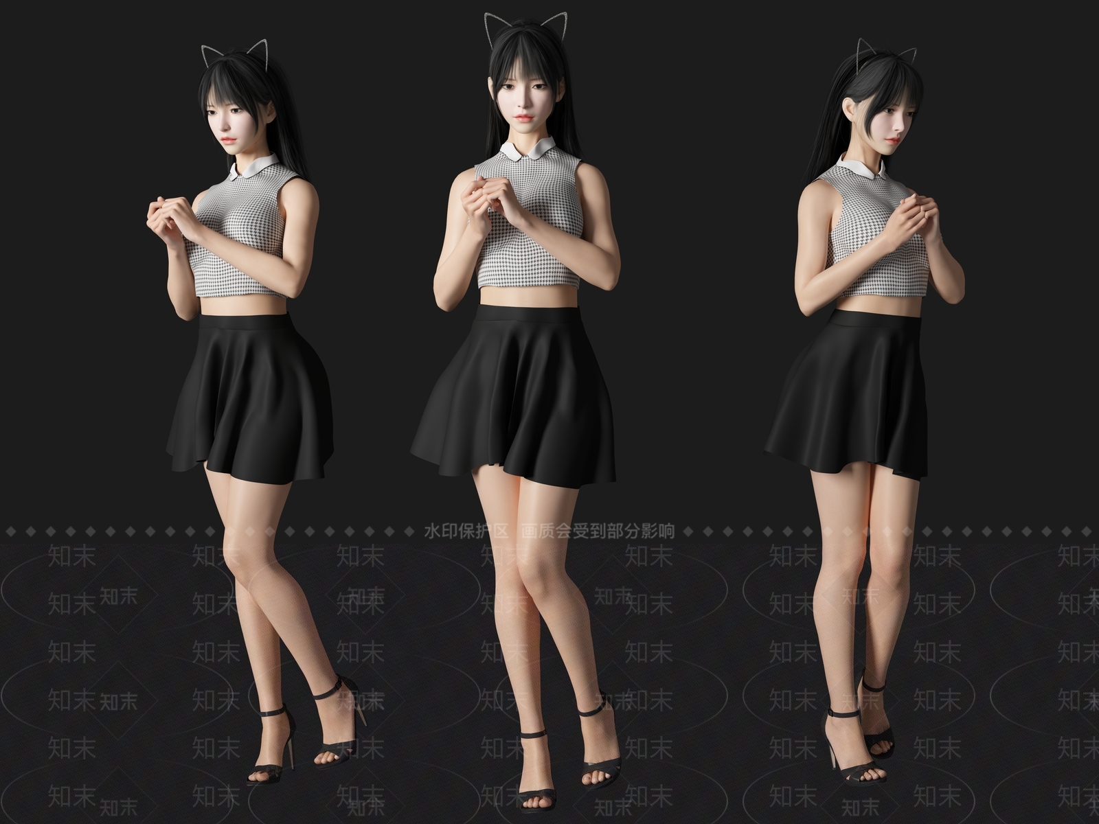 女人3D模型下载【ID:1196788244】