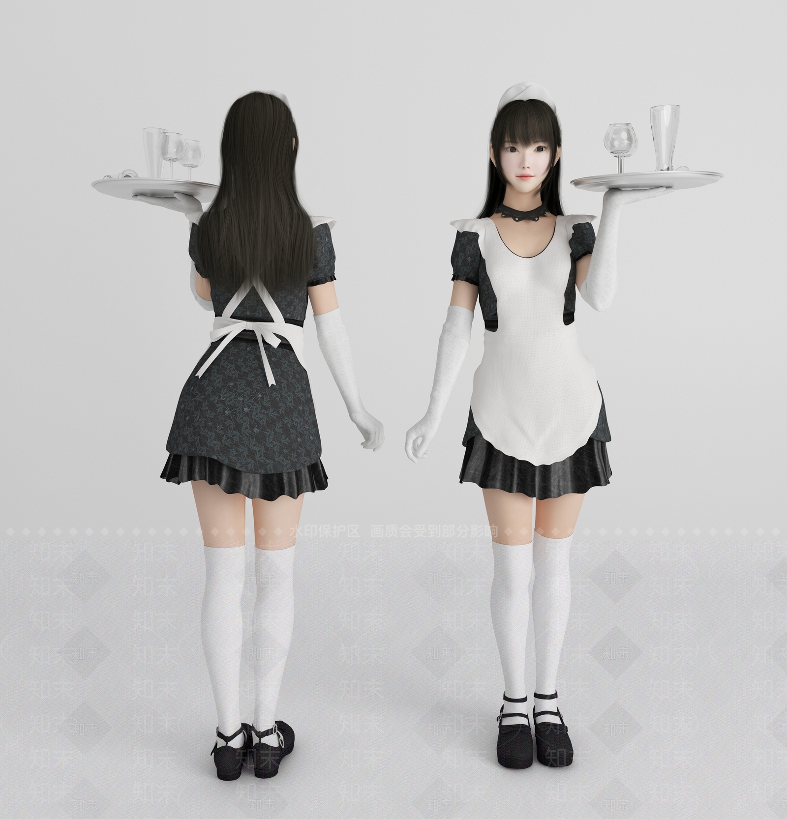 女人3D模型下载【ID:1196791057】