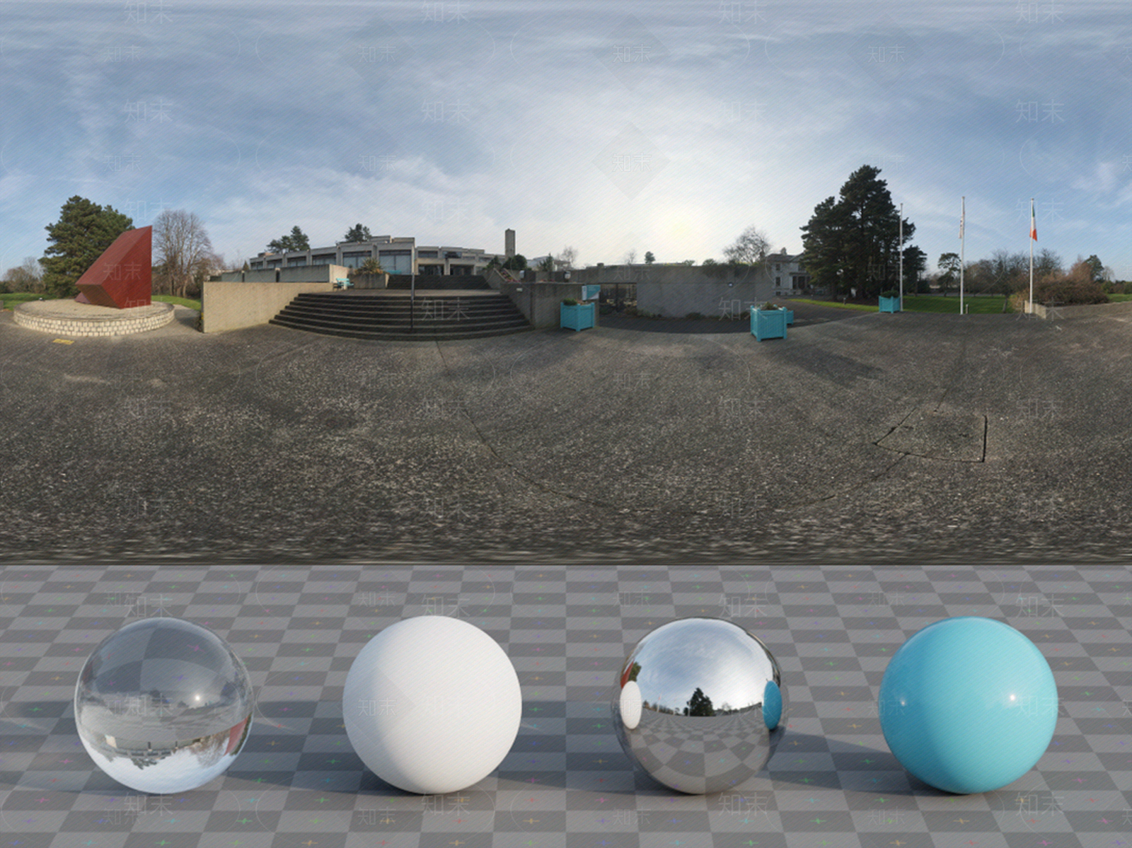 现代户外HDR贴图下载【ID:1196793966】