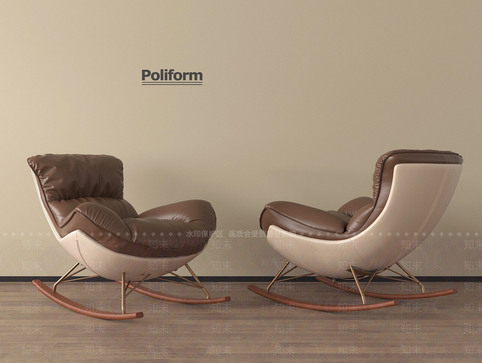 现代躺椅3D模型下载【ID:1196796202】