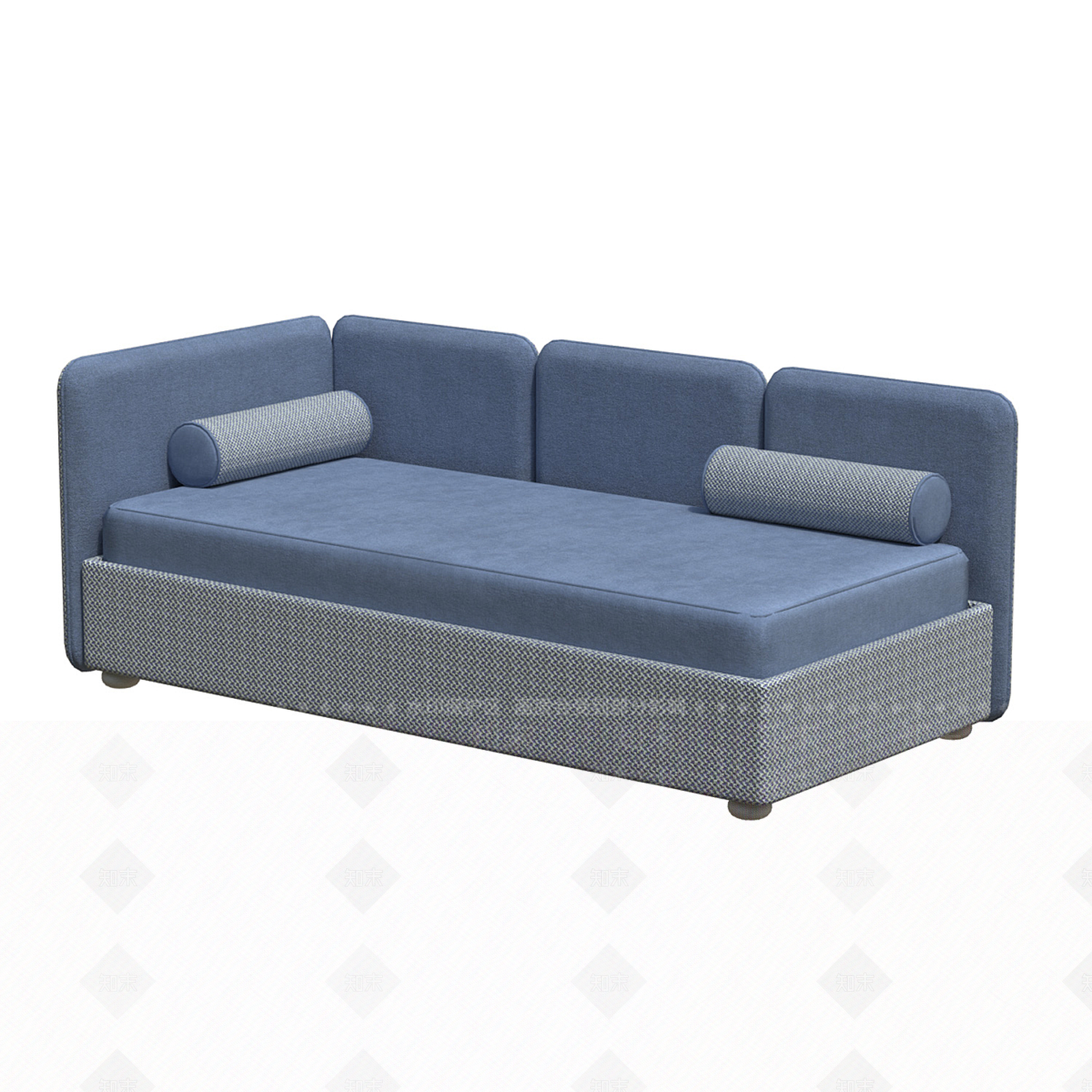 现代双人沙发3D模型下载【ID:1196796723】