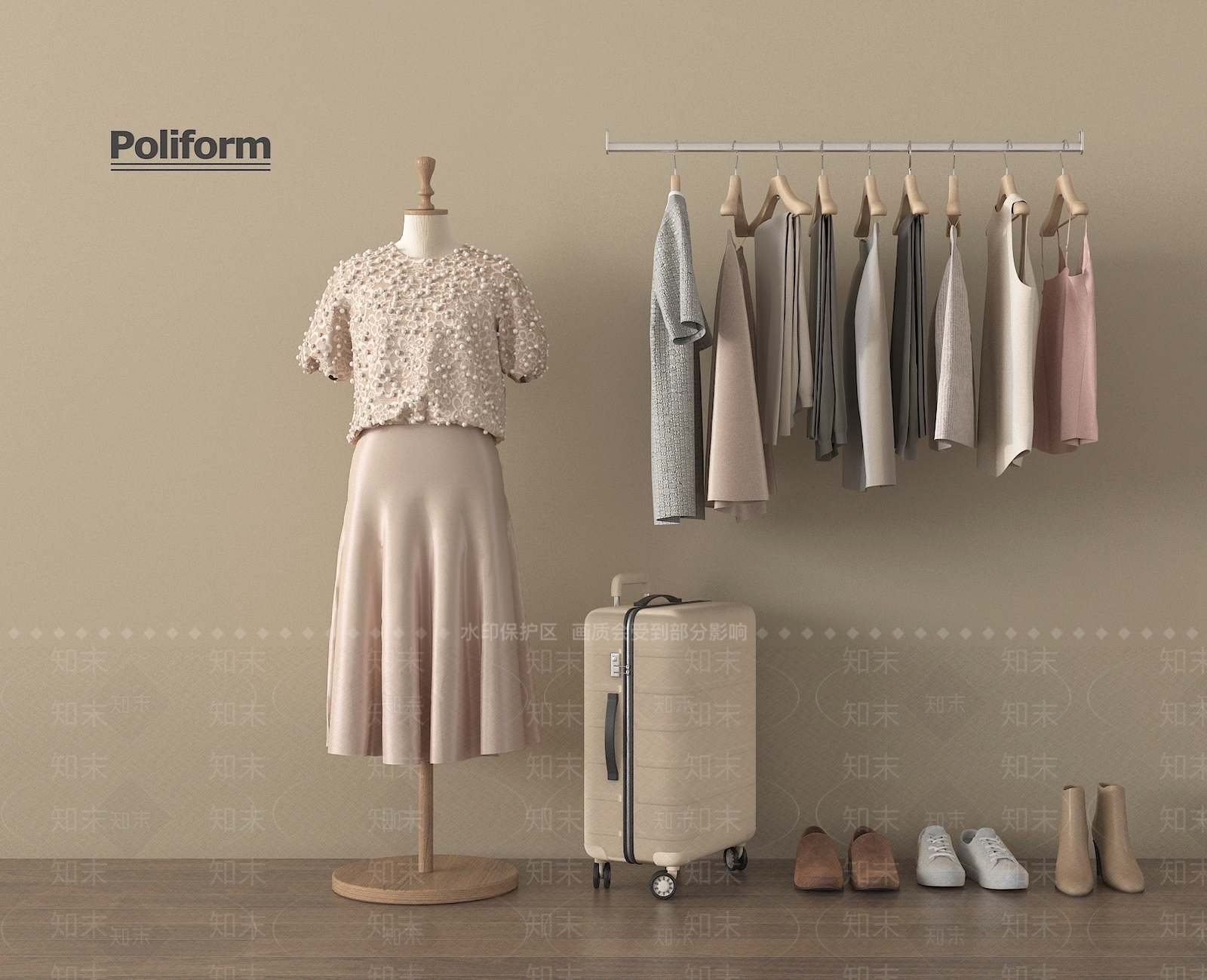 衣服SU模型下载【ID:1196798610】
