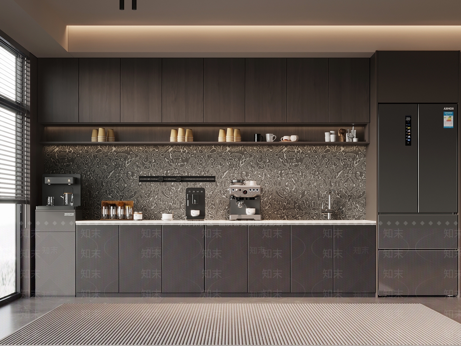 意式茶水间SU模型下载【ID:1196800168】