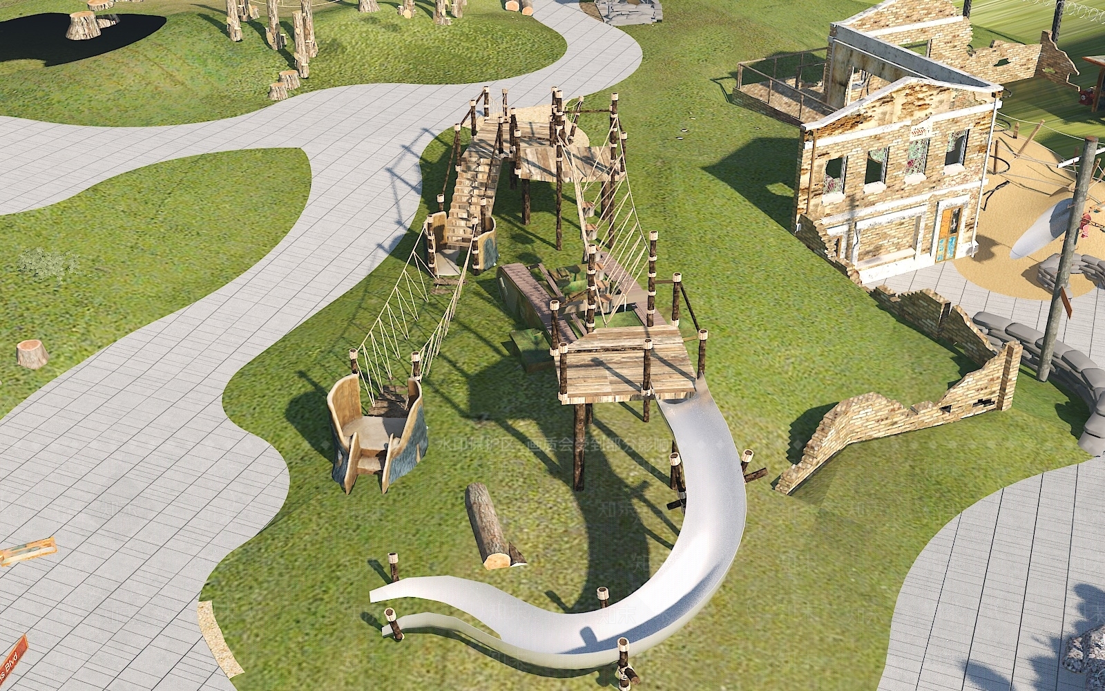 现代单人沙发3D模型下载【ID:1196802934】