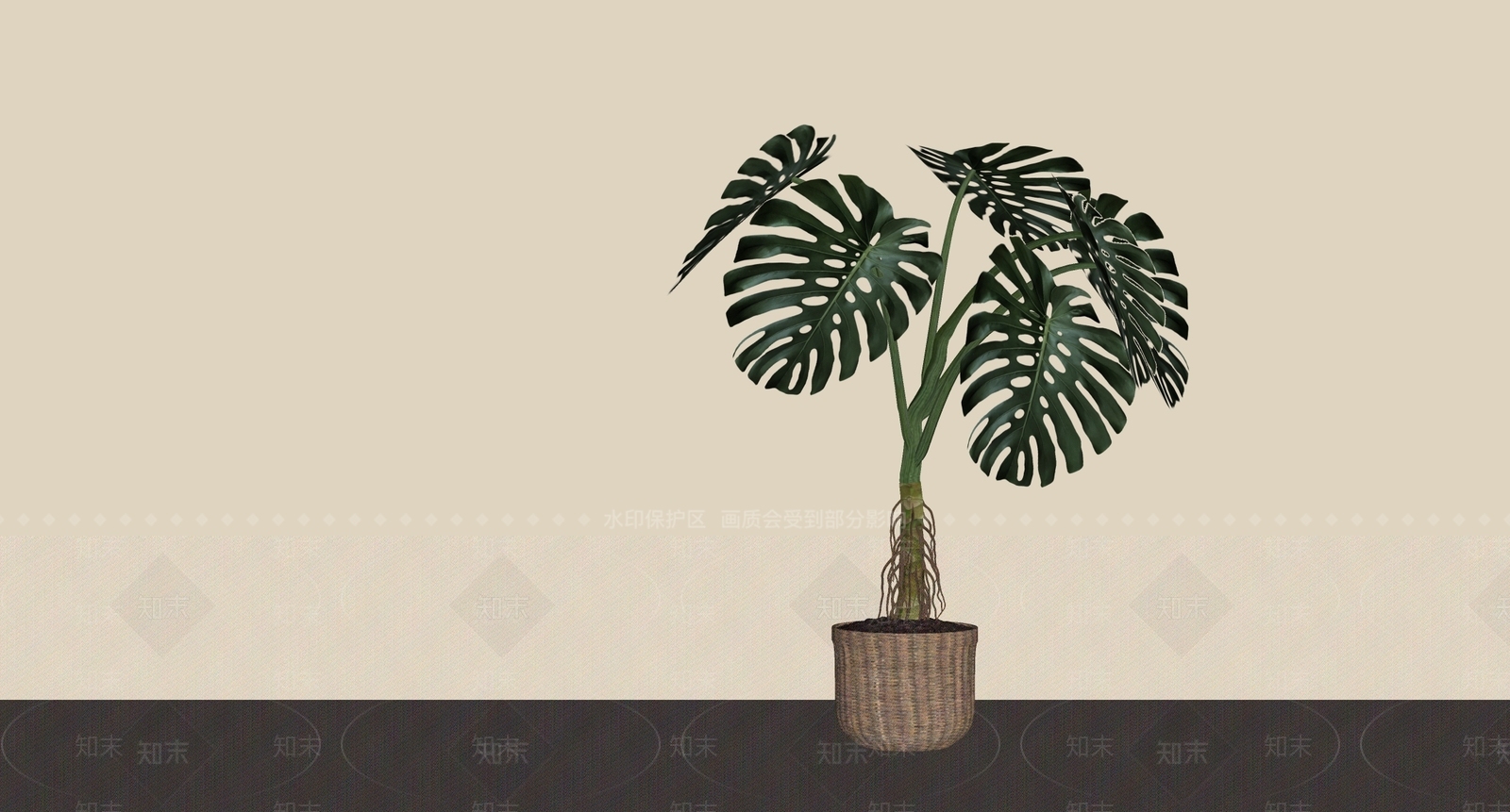 盆栽SU模型下载【ID:1196802152】