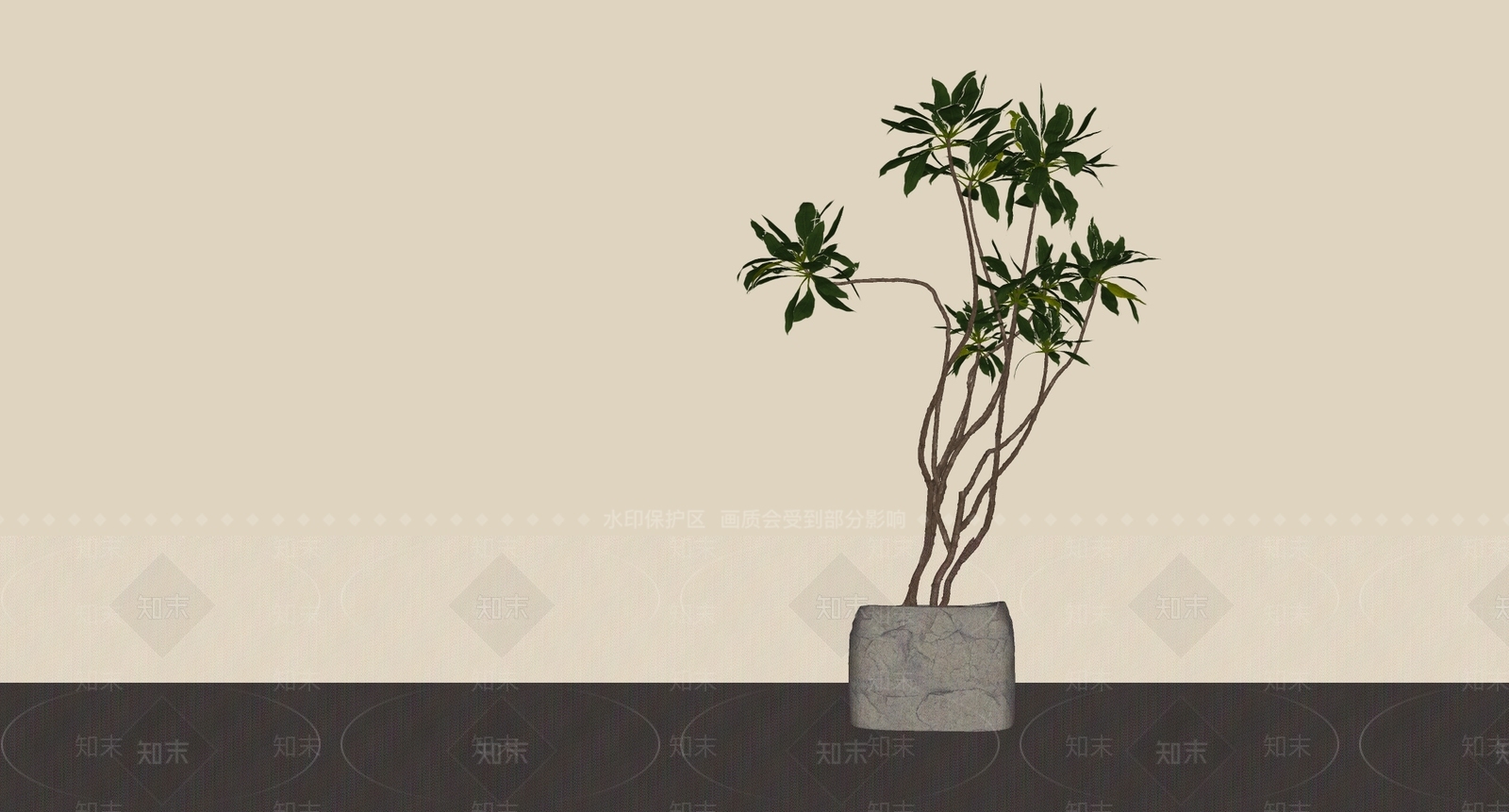 盆栽SU模型下载【ID:1196803067】