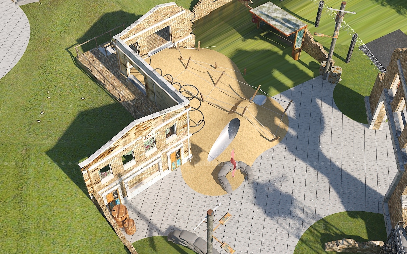 现代单人沙发3D模型下载【ID:1196807662】