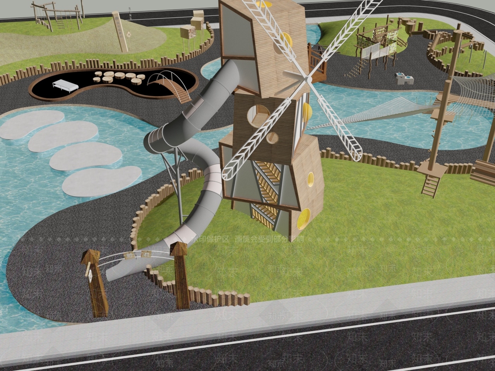 现代单人沙发3D模型下载【ID:1196807332】