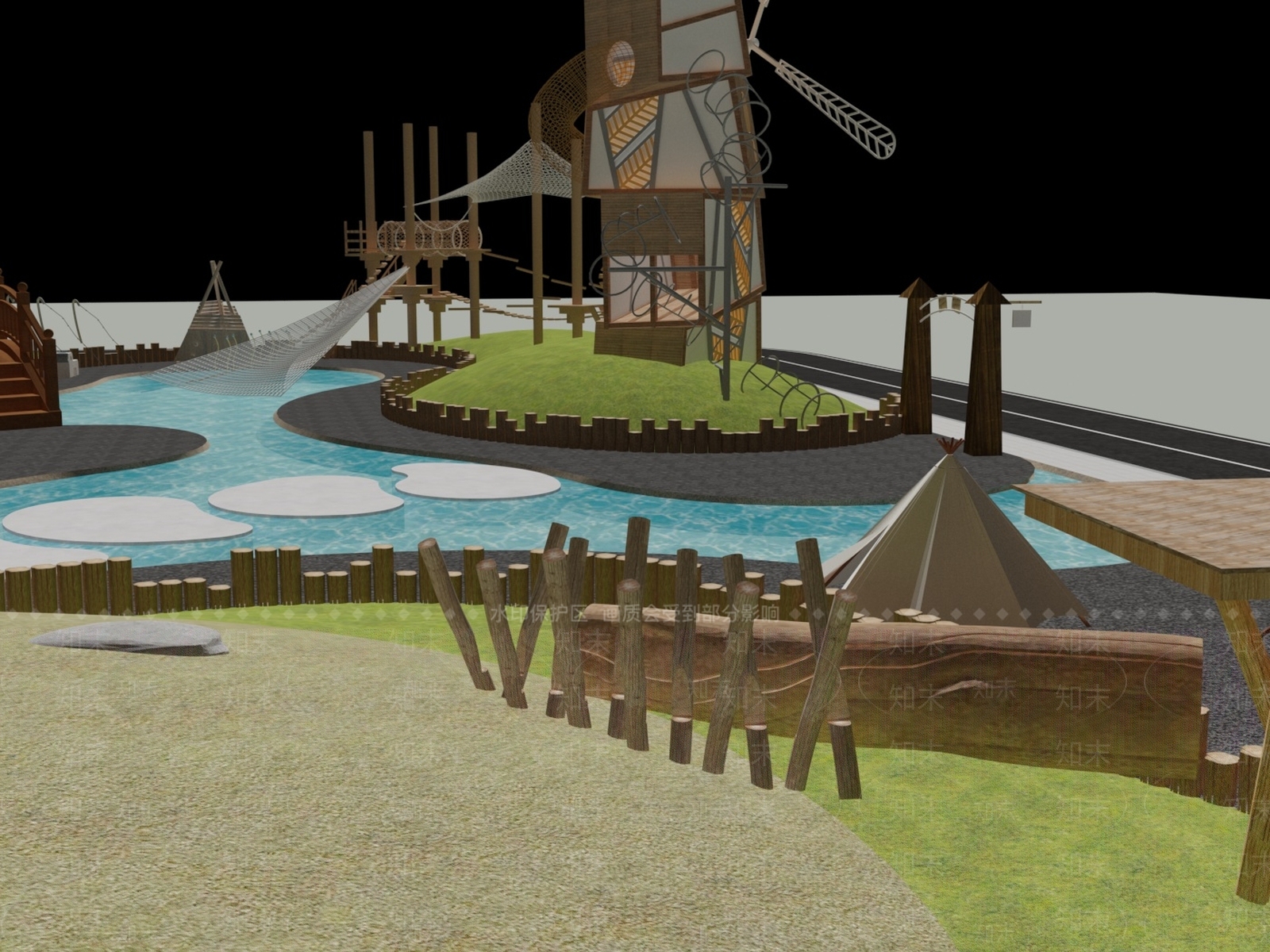 现代单人沙发3D模型下载【ID:1196807146】