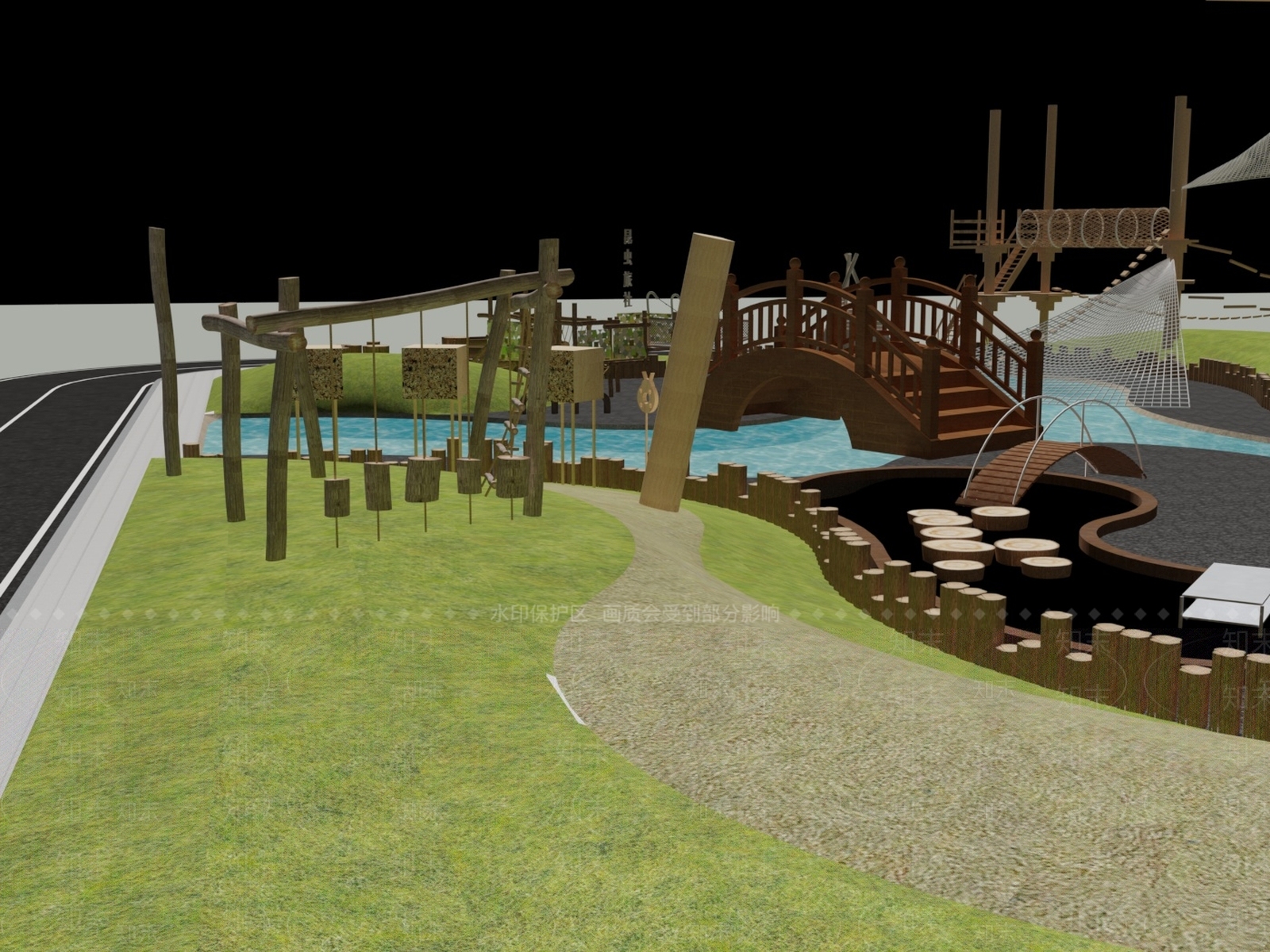 现代单人沙发3D模型下载【ID:1196806988】