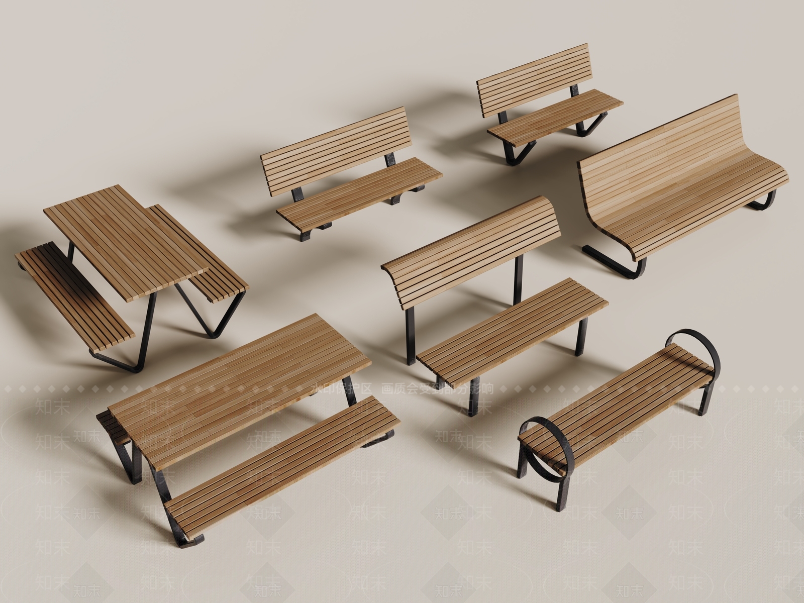 现代原木其他椅SU模型下载【ID:1196814150】
